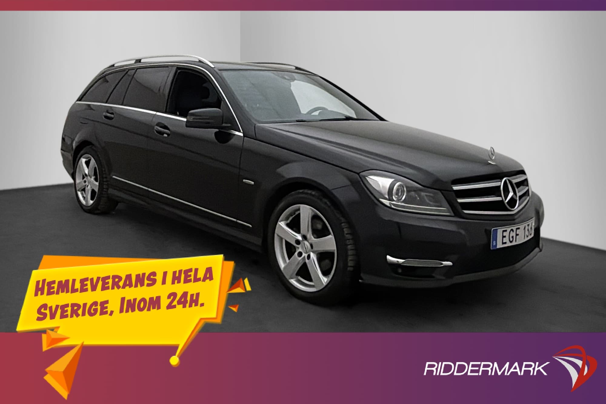 Mercedes-Benz C220 T AMG Sport D-Värmare Navi Dragkrok