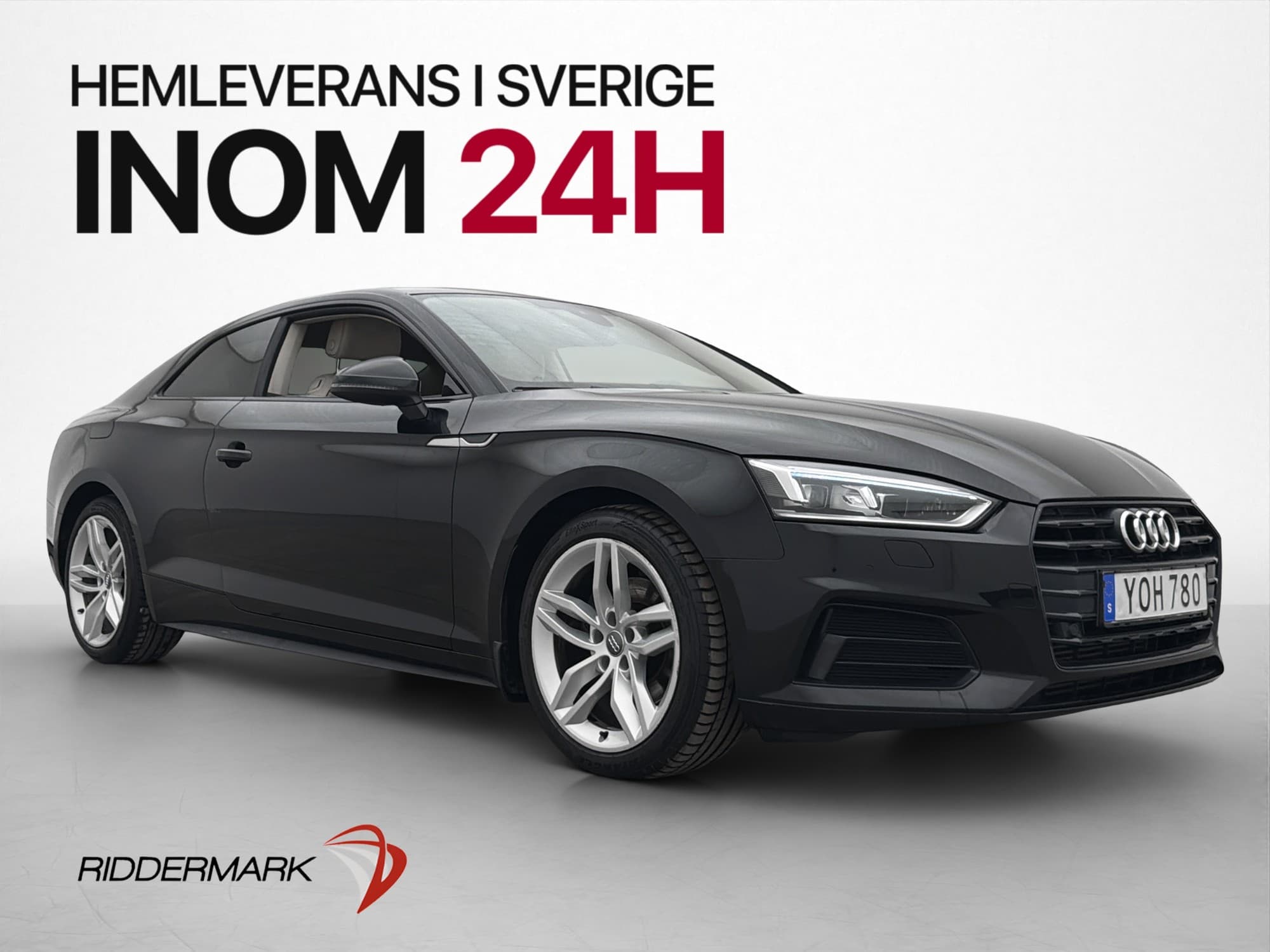 Audi A5 2.0 TFSI Design Läder Ambient LED Sportstolar LED