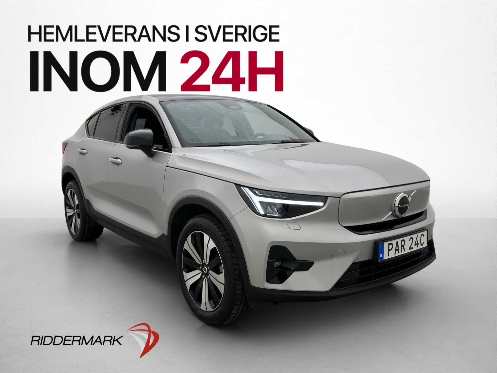 Volvo C40 Recharge 231hk Plus Panorama Kamera Värm Dragkrok