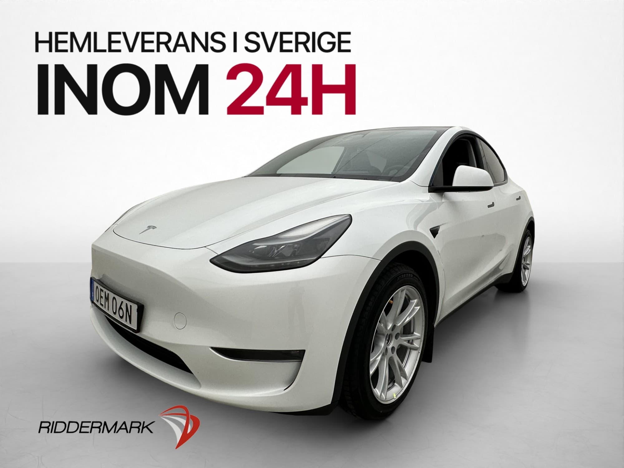 Tesla Model Y Long Range AWD Autopilot Drag Värmepump Moms