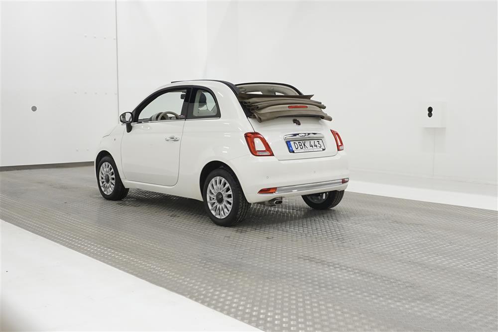 Fiat 500C 1.2 69hk Lounge 1 Brukare Panoramatak Carplay 