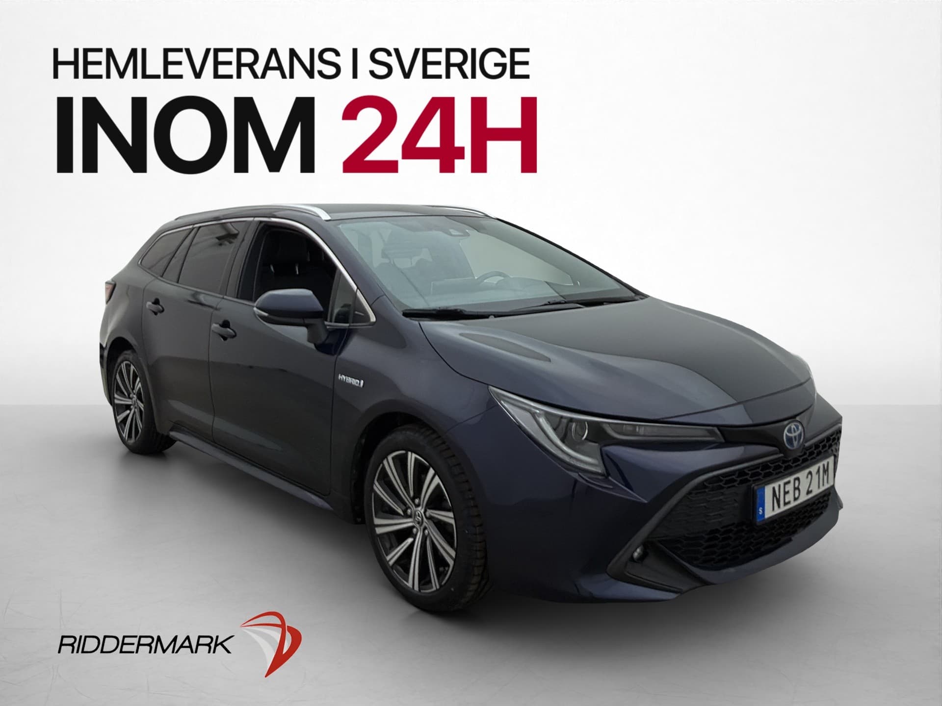 Toyota Corolla Hybrid e-CVT 122hk B-Kamera Halvskinn