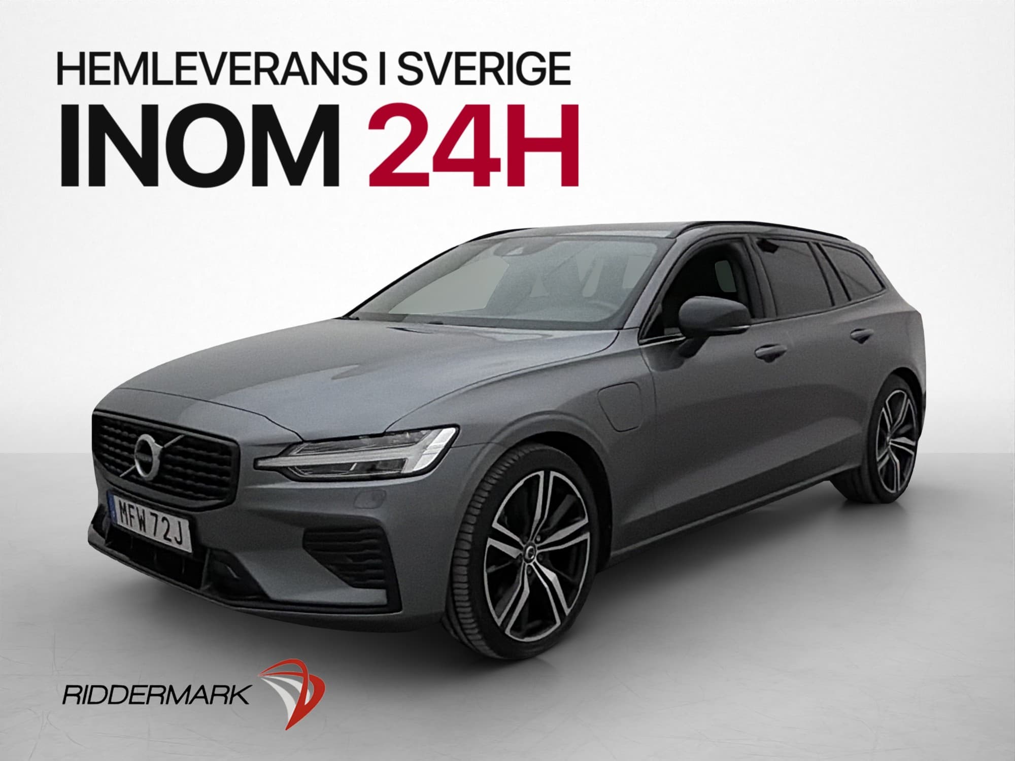 Volvo V60 Recharge T6 AWD R-Design VOC Värm Kamera Navi Drag