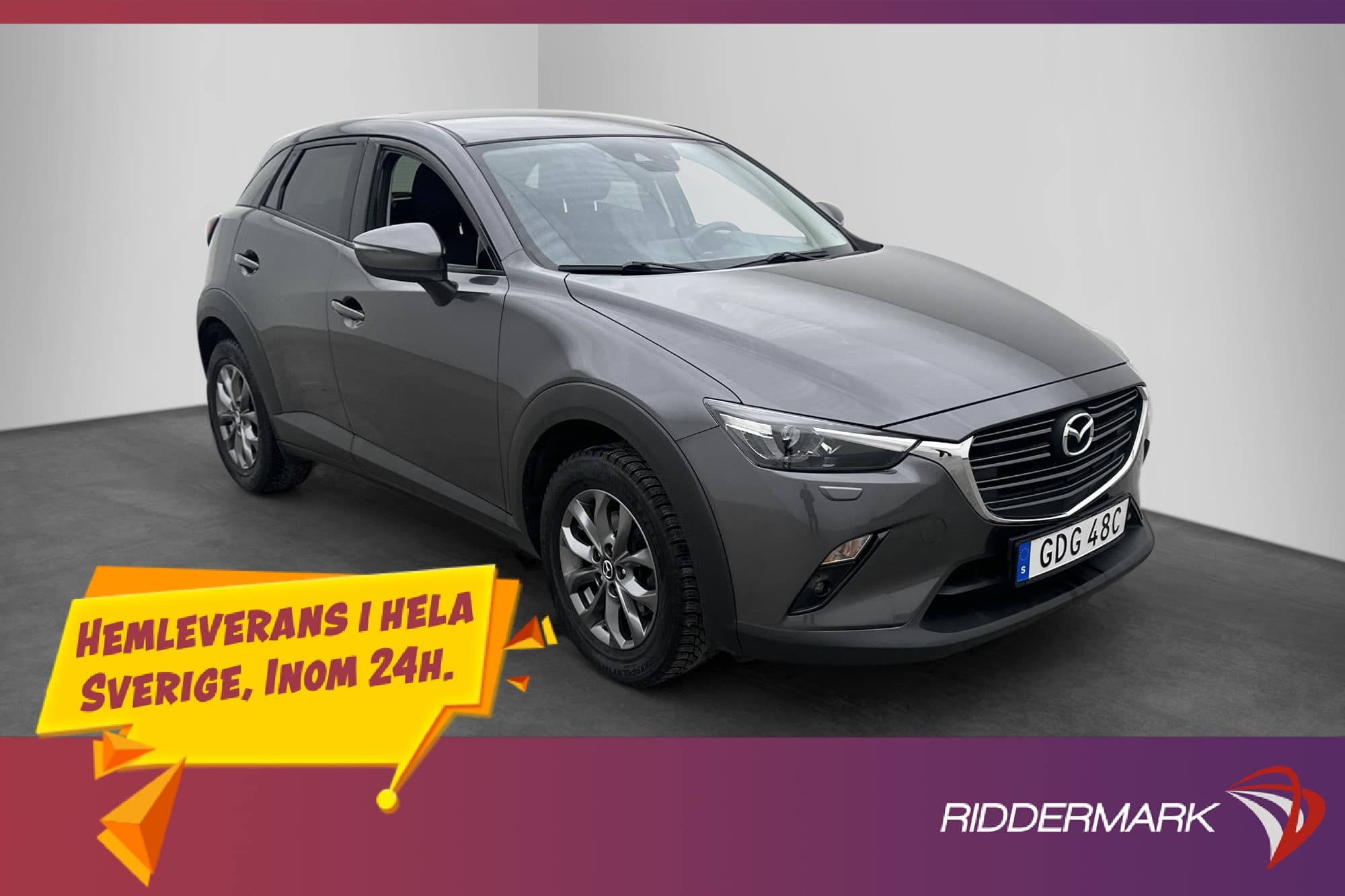 Mazda CX-3 2.0 SKYACTIV-G 121hk Rattvärme Navi P-sensorer