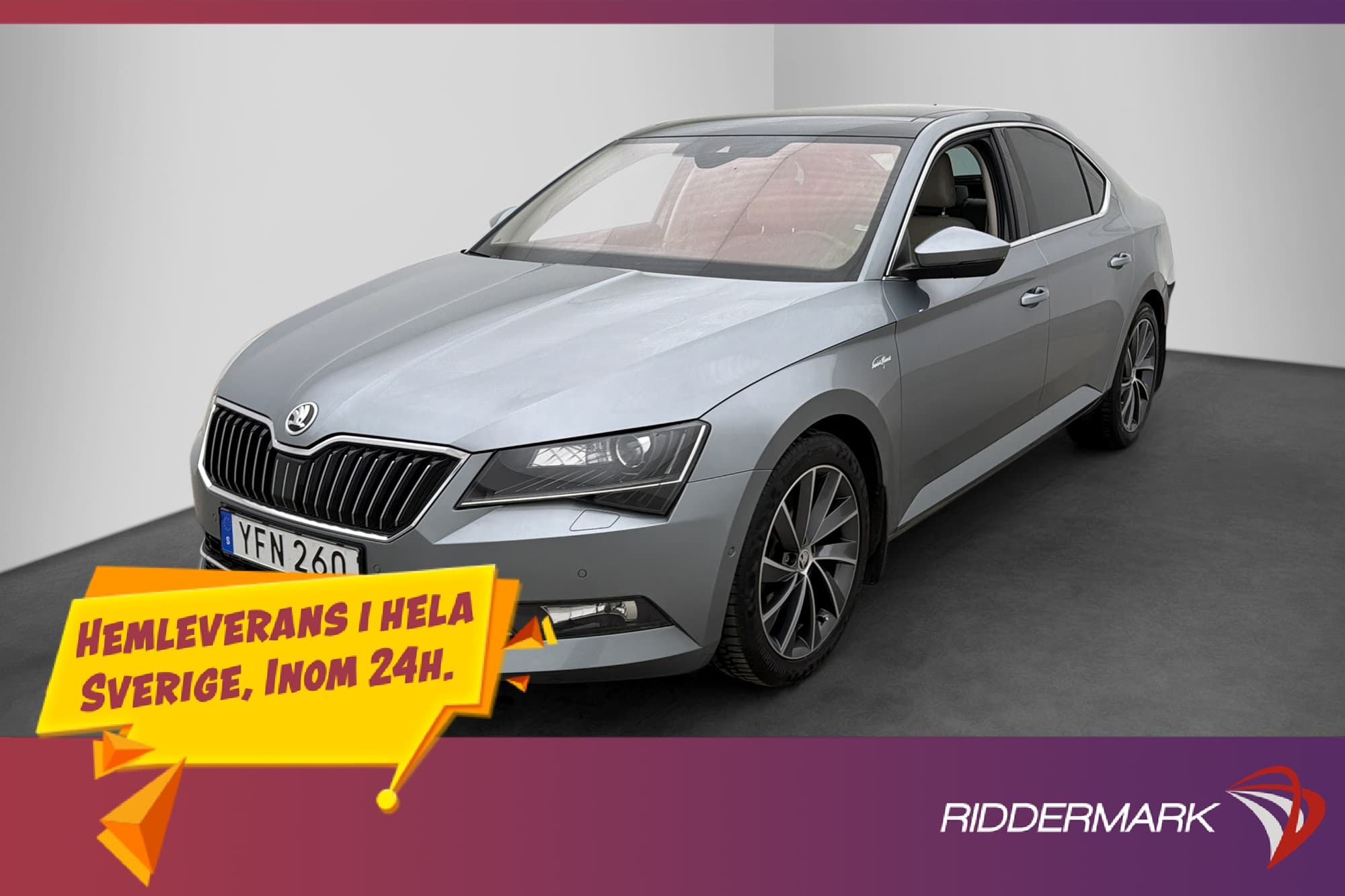 Škoda Superb 2.0 TDI 4x4 L&K Värmare Drag Pano Canton Kamera