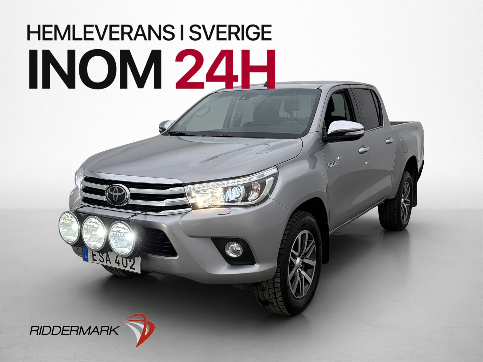 Toyota Hilux 2.4 150hk AWD B-Kamera Dragkrok Farthållare