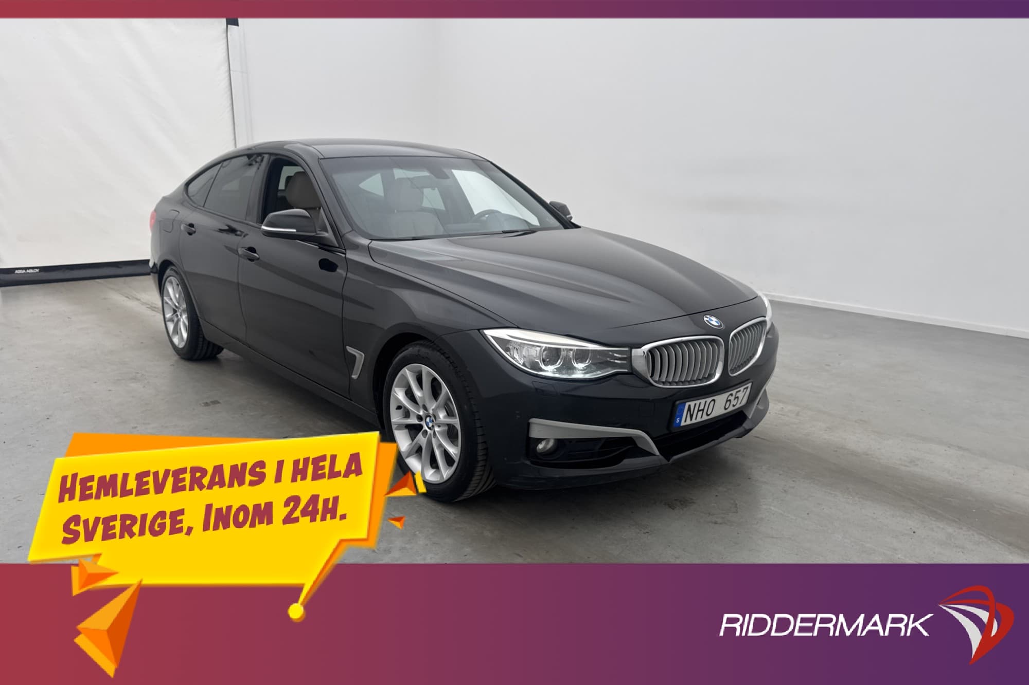 BMW 328 I Gran Turismo 245hk HiFi Dragkrok Skinn Sensorer
