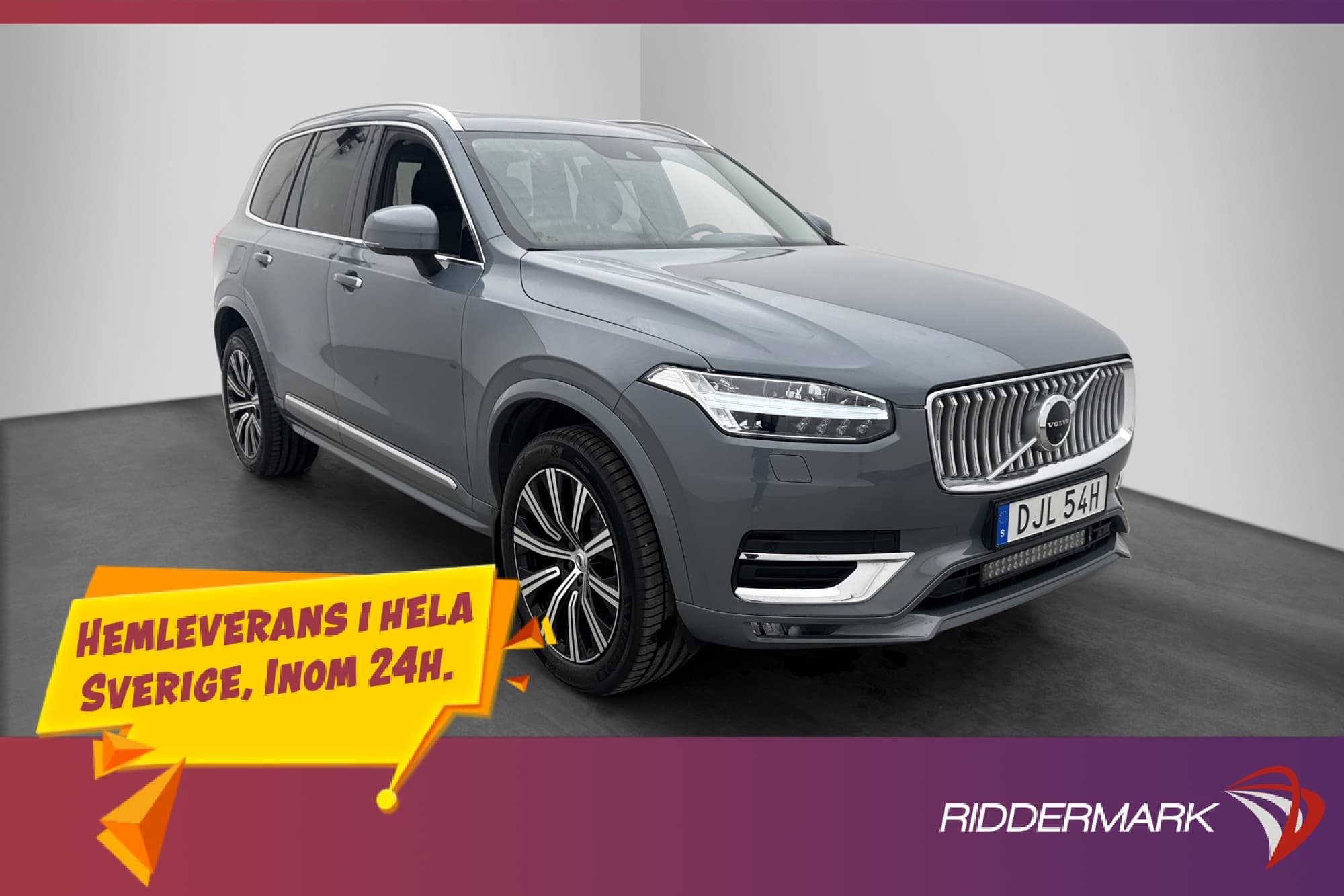 Volvo XC90 B5 AWD Inscription 7 Sit Värm Pano 360 H/K Drag