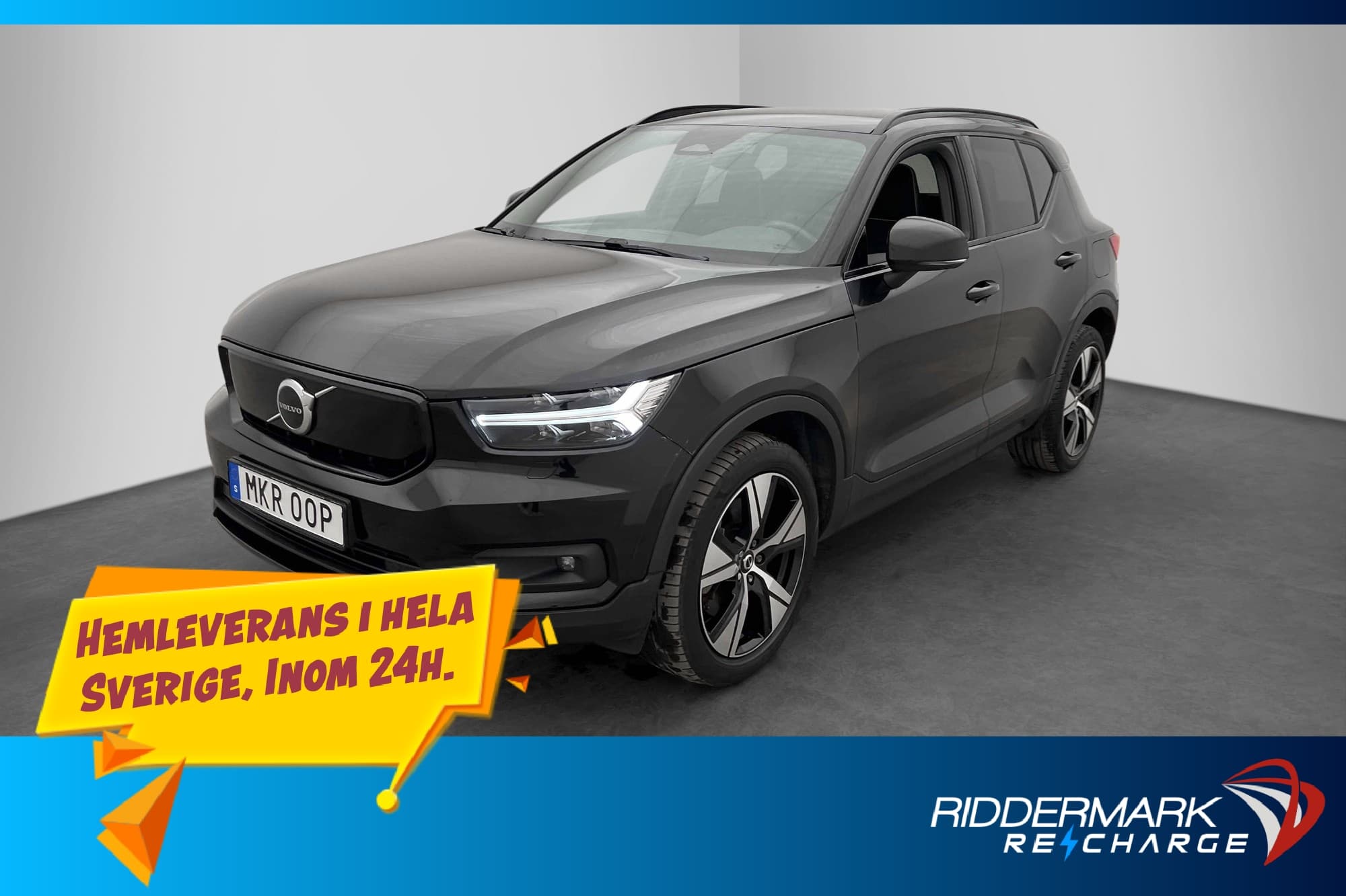 Volvo XC40 P8 AWD Recharge Dragkrok Kamera CarPlay MOMS