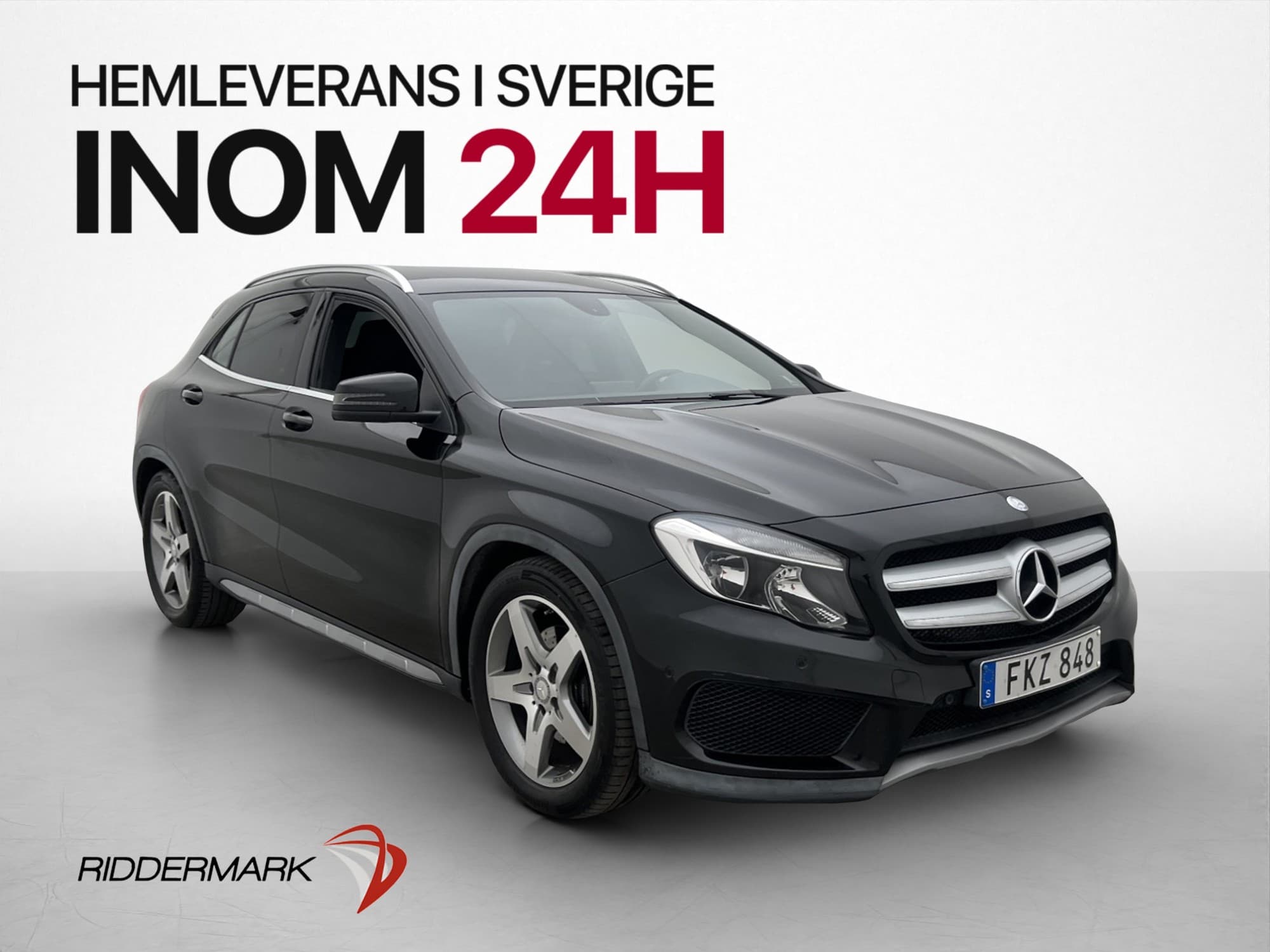 Mercedes-Benz GLA 250 4M 211hk AMG Halvskinn Bluetooth