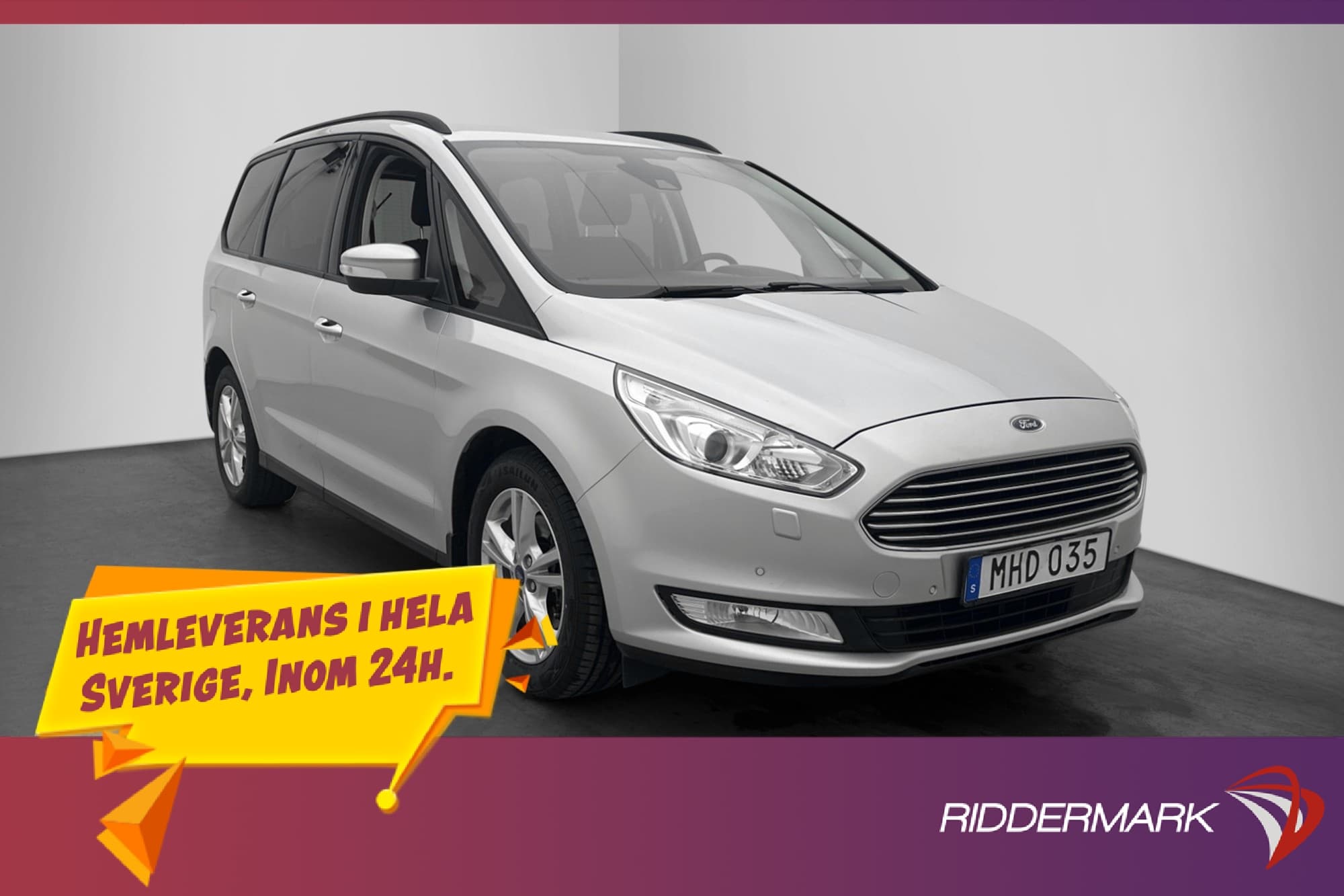 Ford Galaxy 2.0 TDCi 120hk Trend 7-Sits Sensorer Farthållare