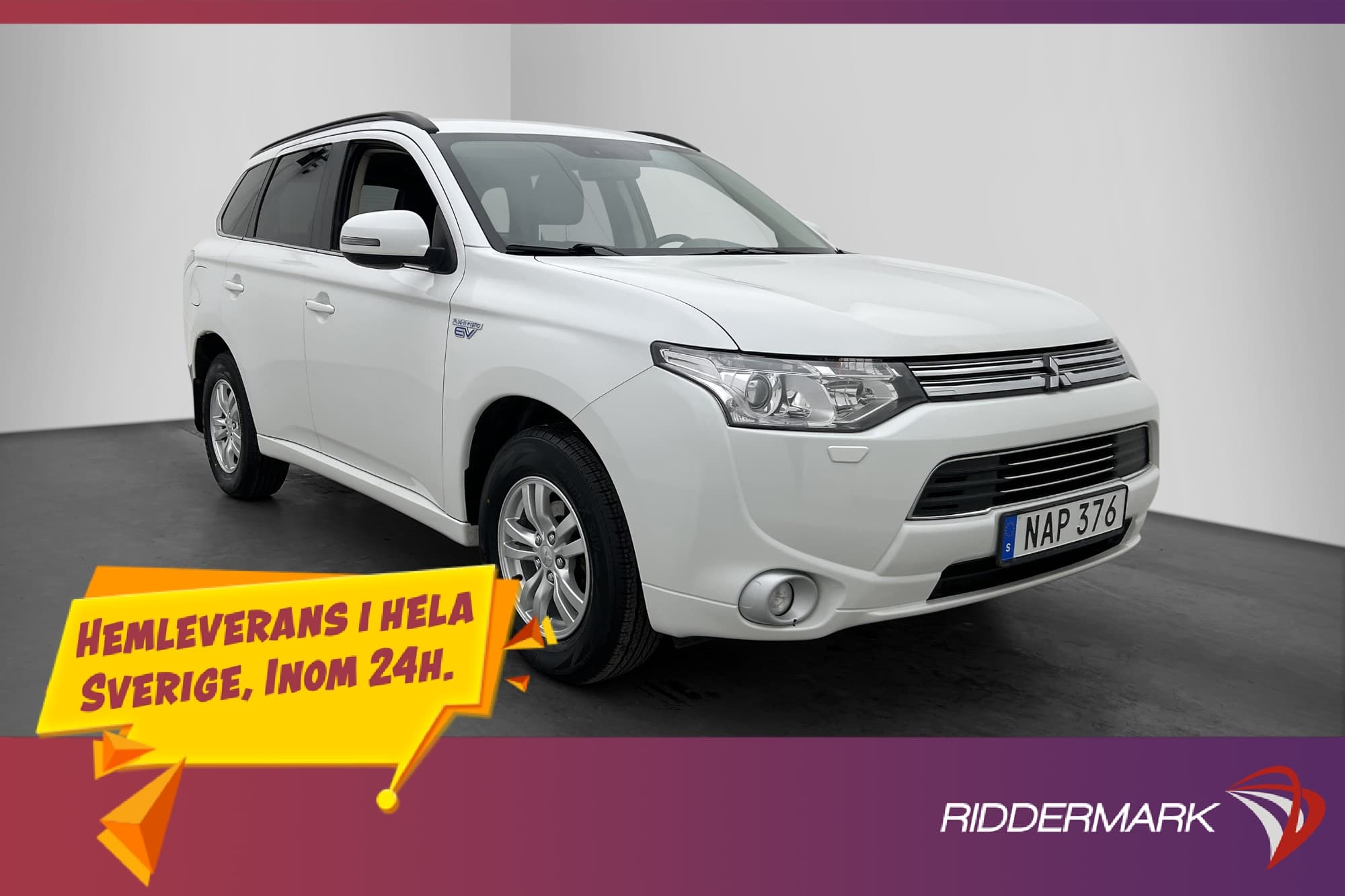 Mitsubishi Outlander PHEV CVT Business Dragkrok Kamera Navi