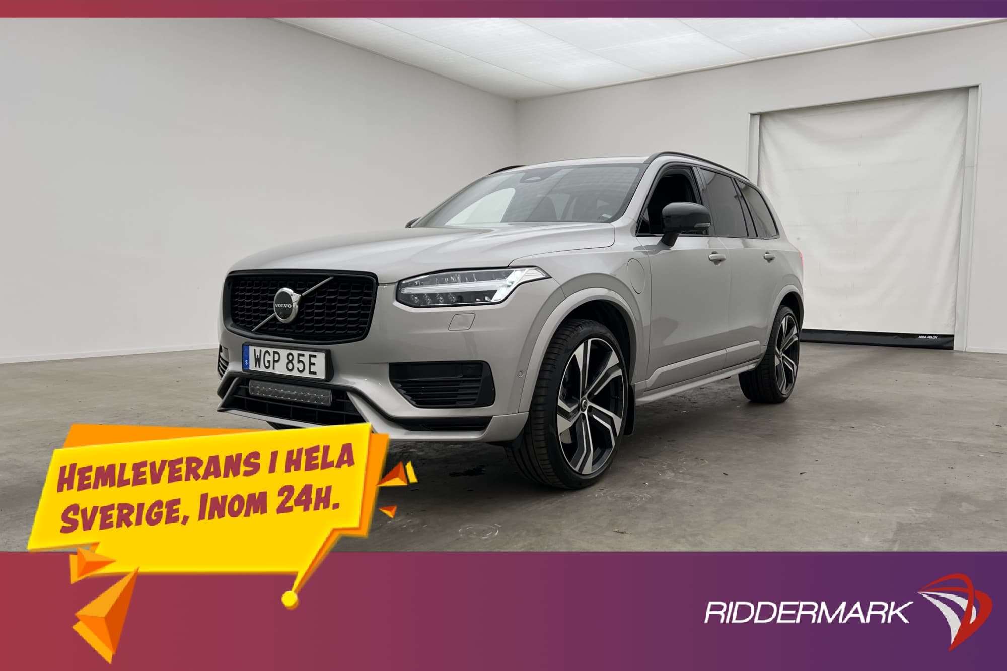 Volvo XC90 Recharge T8 Ultimate Dark 7-Sits B&W Pano Drag