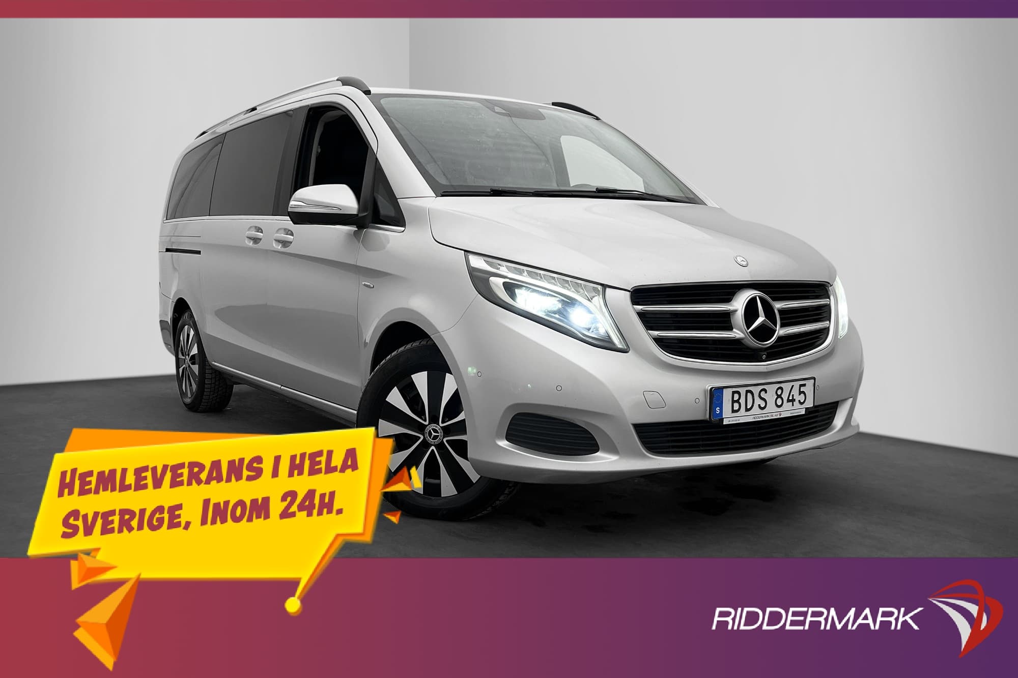 Mercedes-Benz V 250 d Avantgarde Värm Drag Skinn 360° 7-Sits