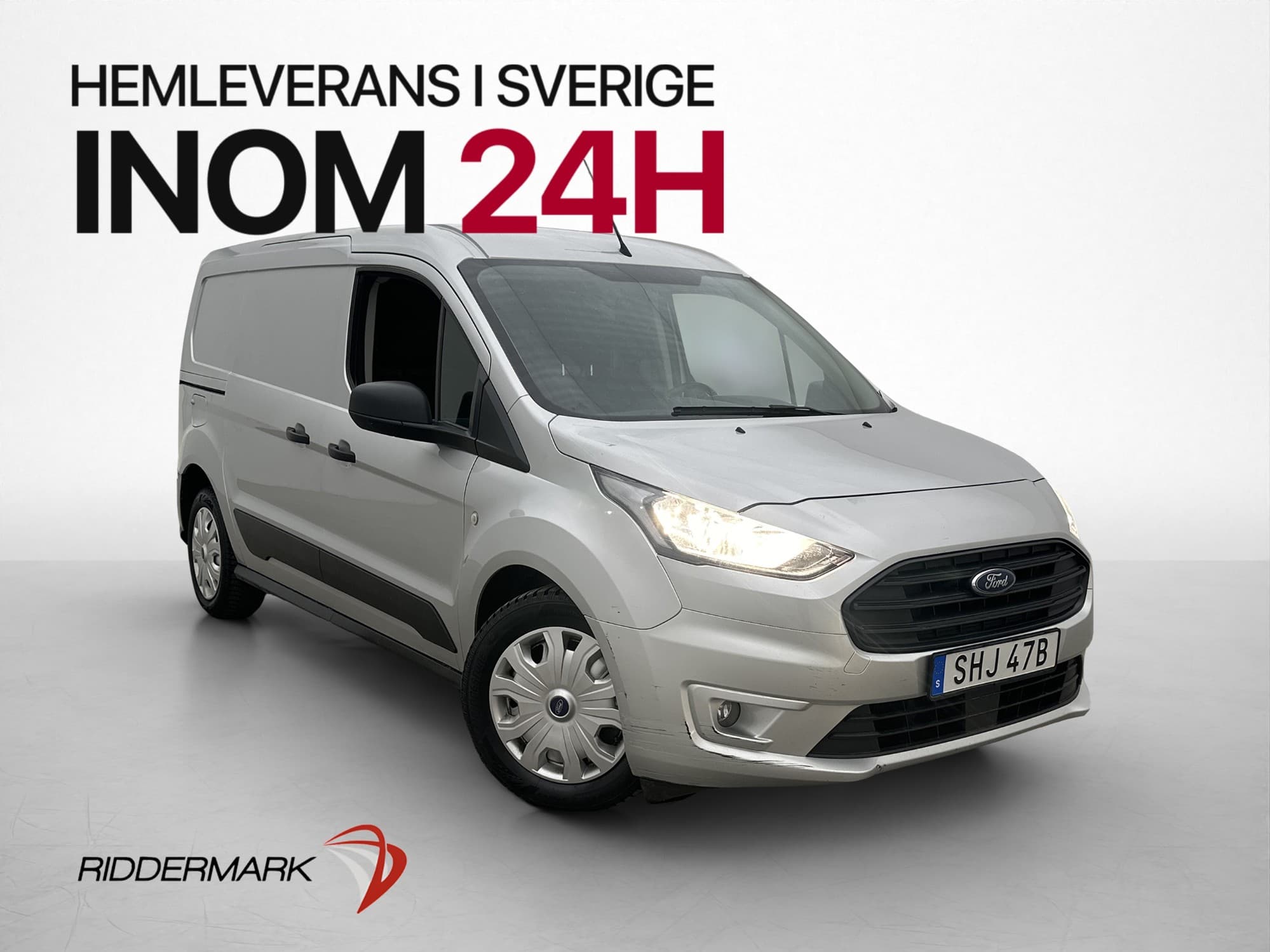 Ford Transit Connect LWB Värmare Dragkrok 3-Sits Bluetooth