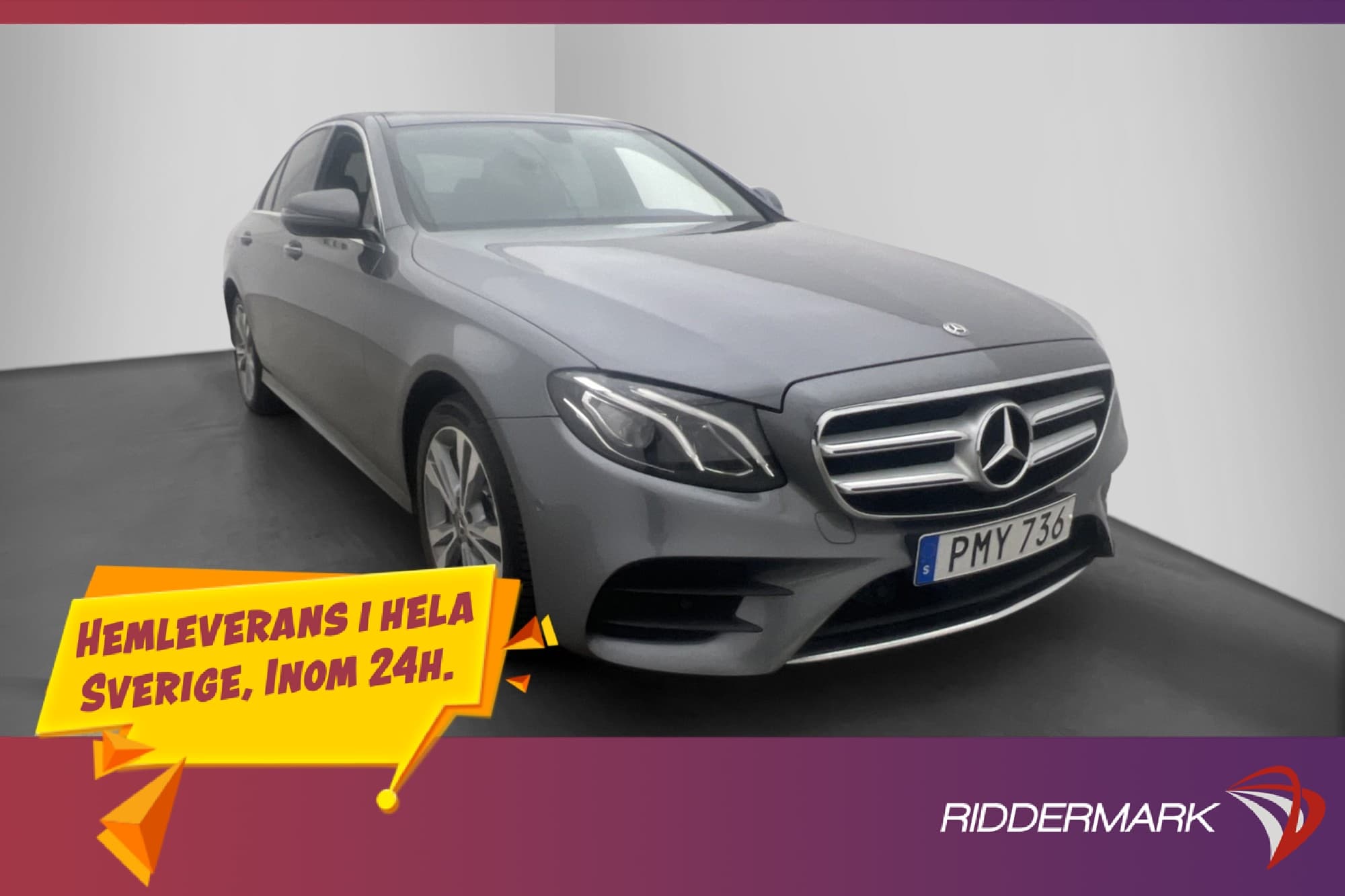 Mercedes-Benz E 220 d 4M AMG Pano Burmester Wide Skinn Drag