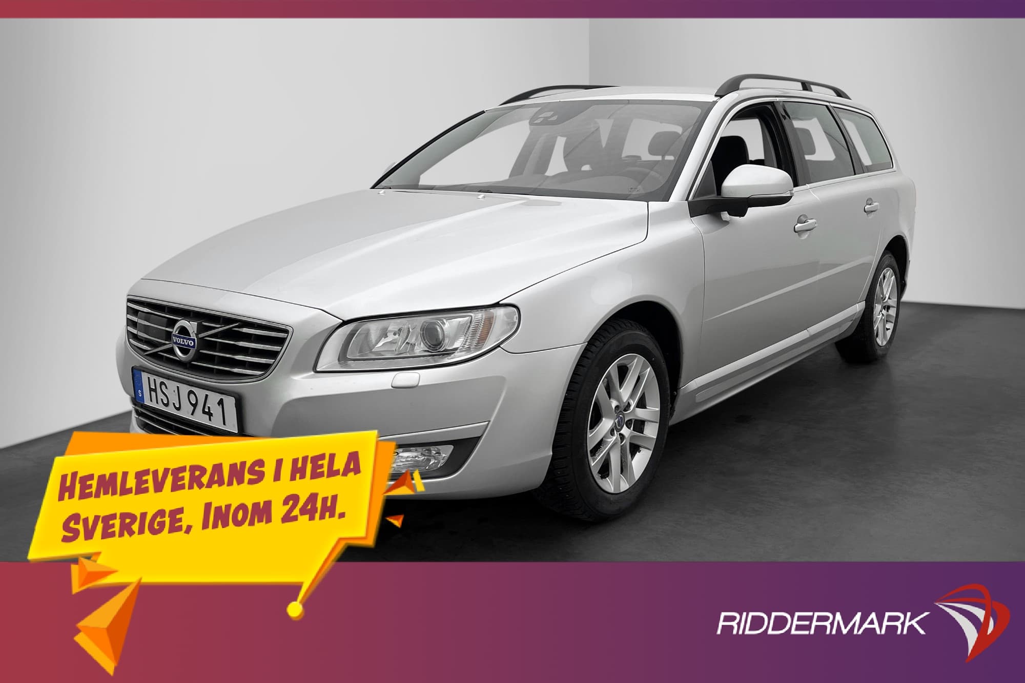 Volvo V70 D3 Classic Drag Rattvärme Sensorer Halvskinn BLIS