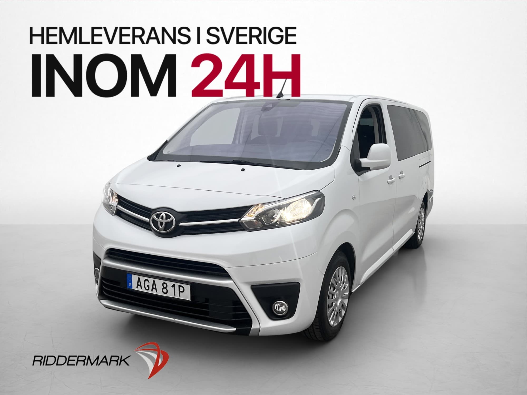 Toyota ProAce Verso Extra Lång 2.0D PDC 9-Sits CARPLAY Moms