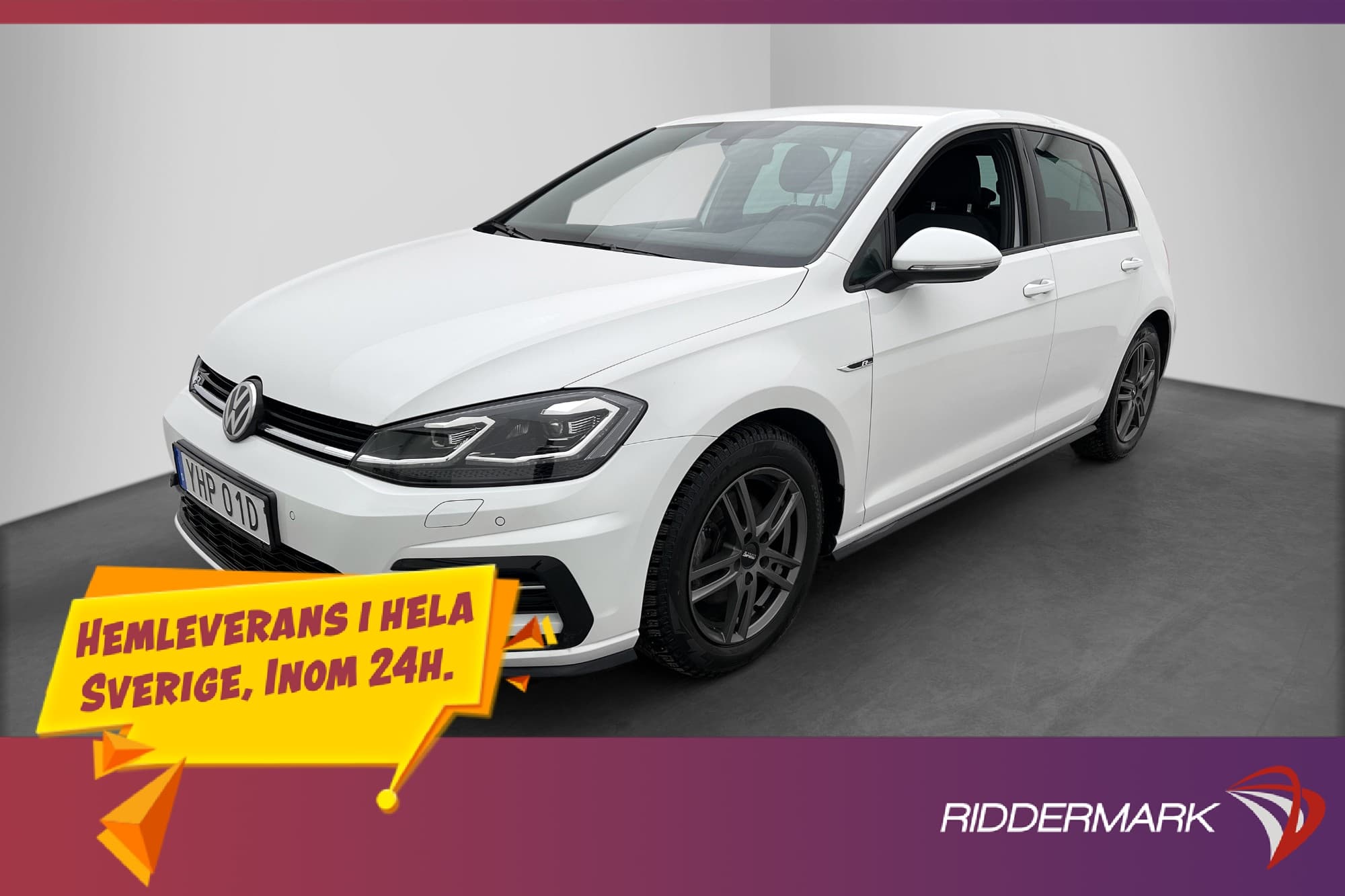 Volkswagen Golf 1.5 TSI 150hk R-Line M&K-Värmare P-Sensorer