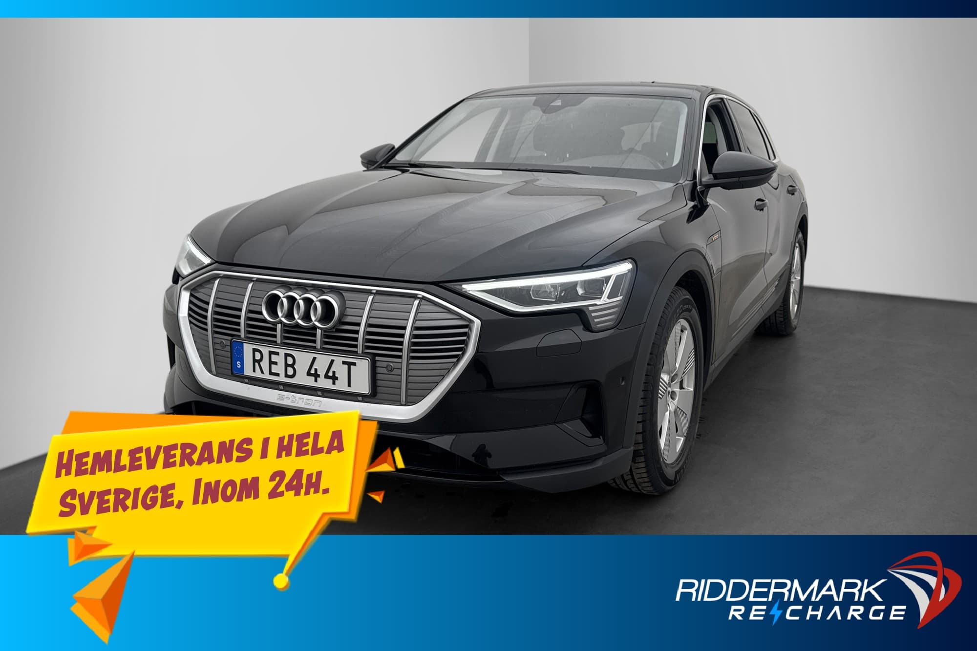 Audi E-Tron 50 Quattro 313hk Dragkrok Cockpit Kamera CarPlay