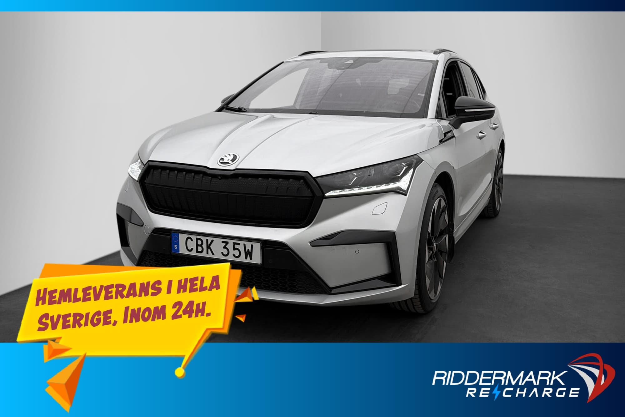 Skoda Enyaq 80 204hk Sportline Panorama 360° Värm Drag MOMS