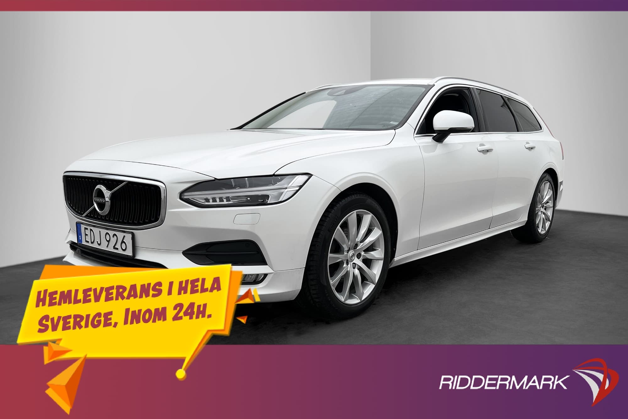 Volvo V90 D4 AWD Momentum VOC Värmare Drag Kamera Navi