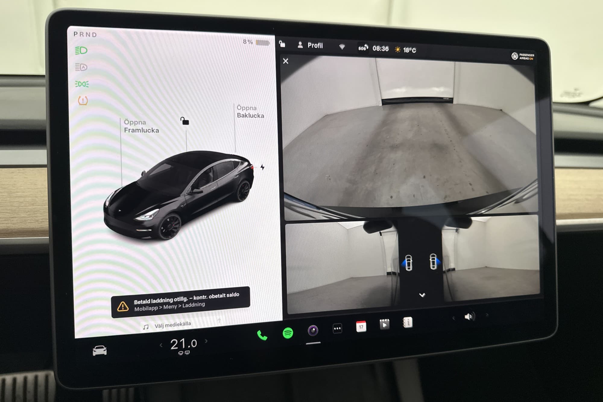 Tesla Model 3 Performance AWD Autopilot Rattvärme Svensksåld