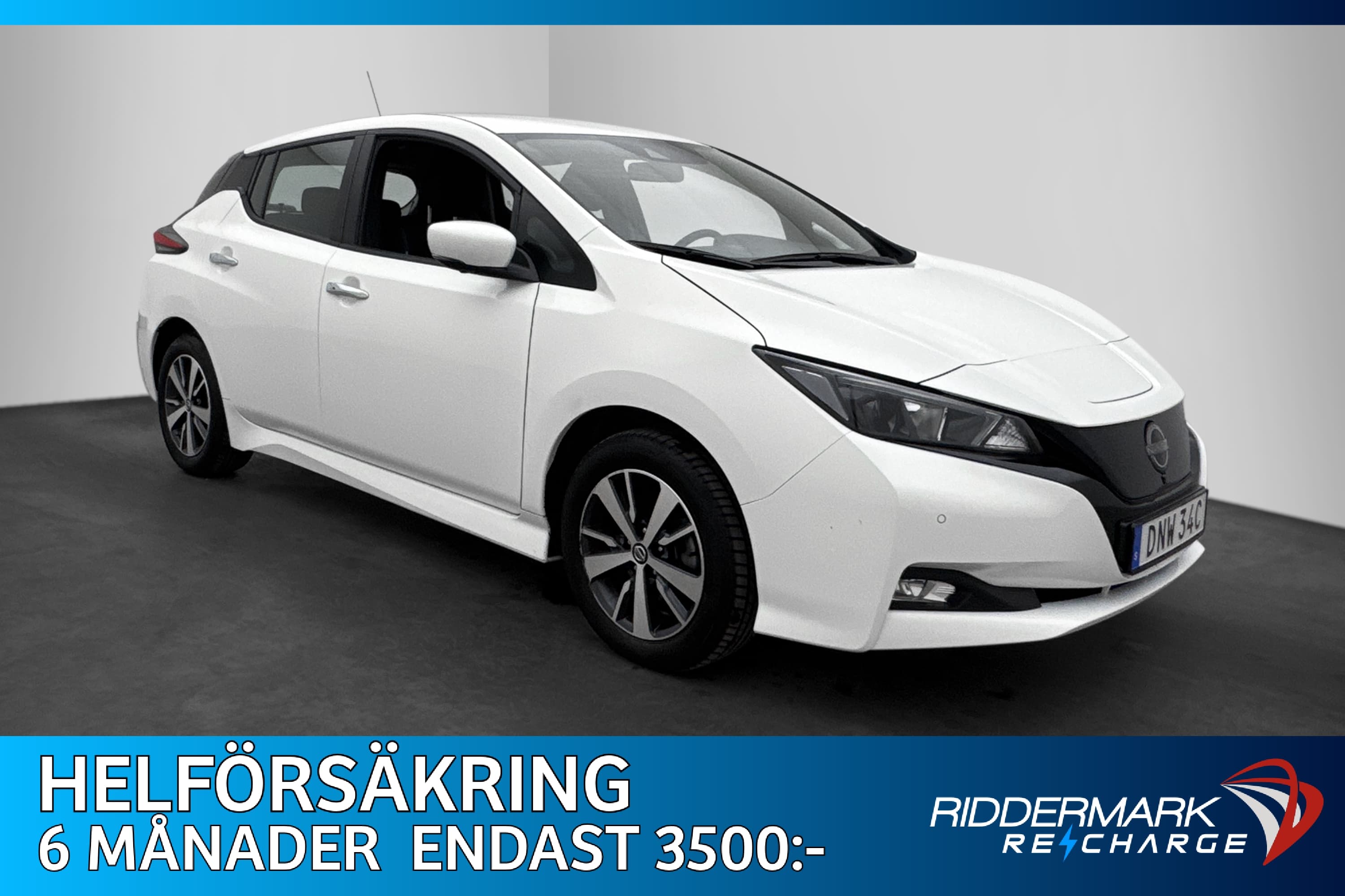 Nissan Leaf 150hk 40 kWh Acenta 360°Kamera Rattvärme MOMS