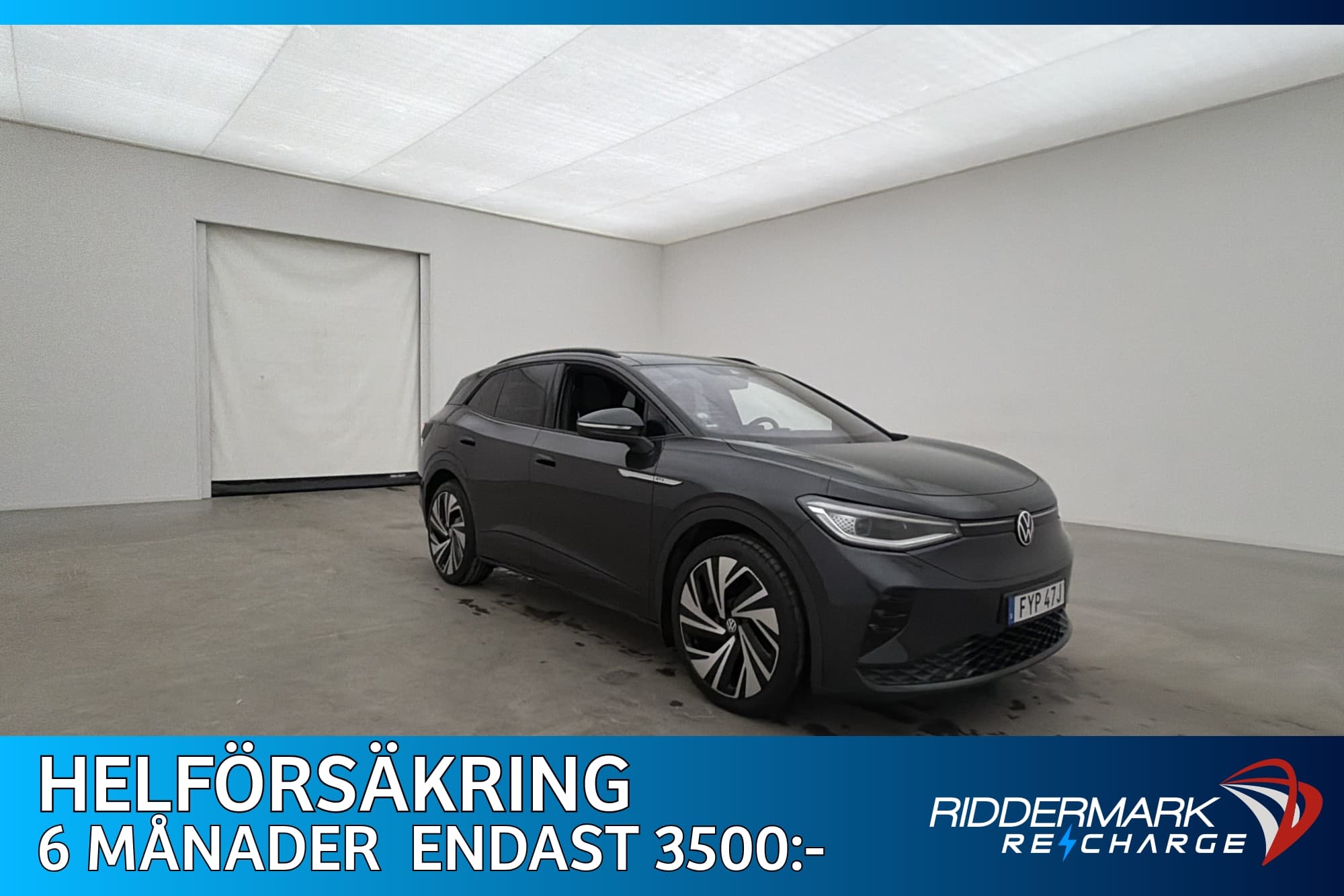 Volkswagen ID.4 GTX Pano Värm Adapt-fart Navi CarPlay MOMS