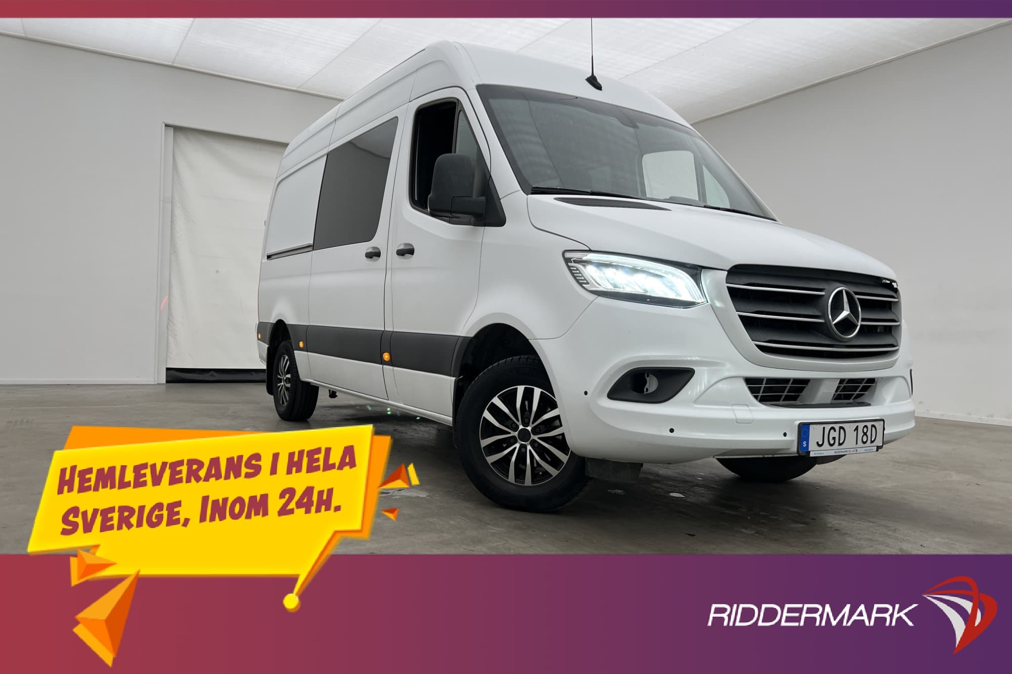 Mercedes-Benz Sprinter L2H2 Mixto 316 Värmare Drag CARPLAY