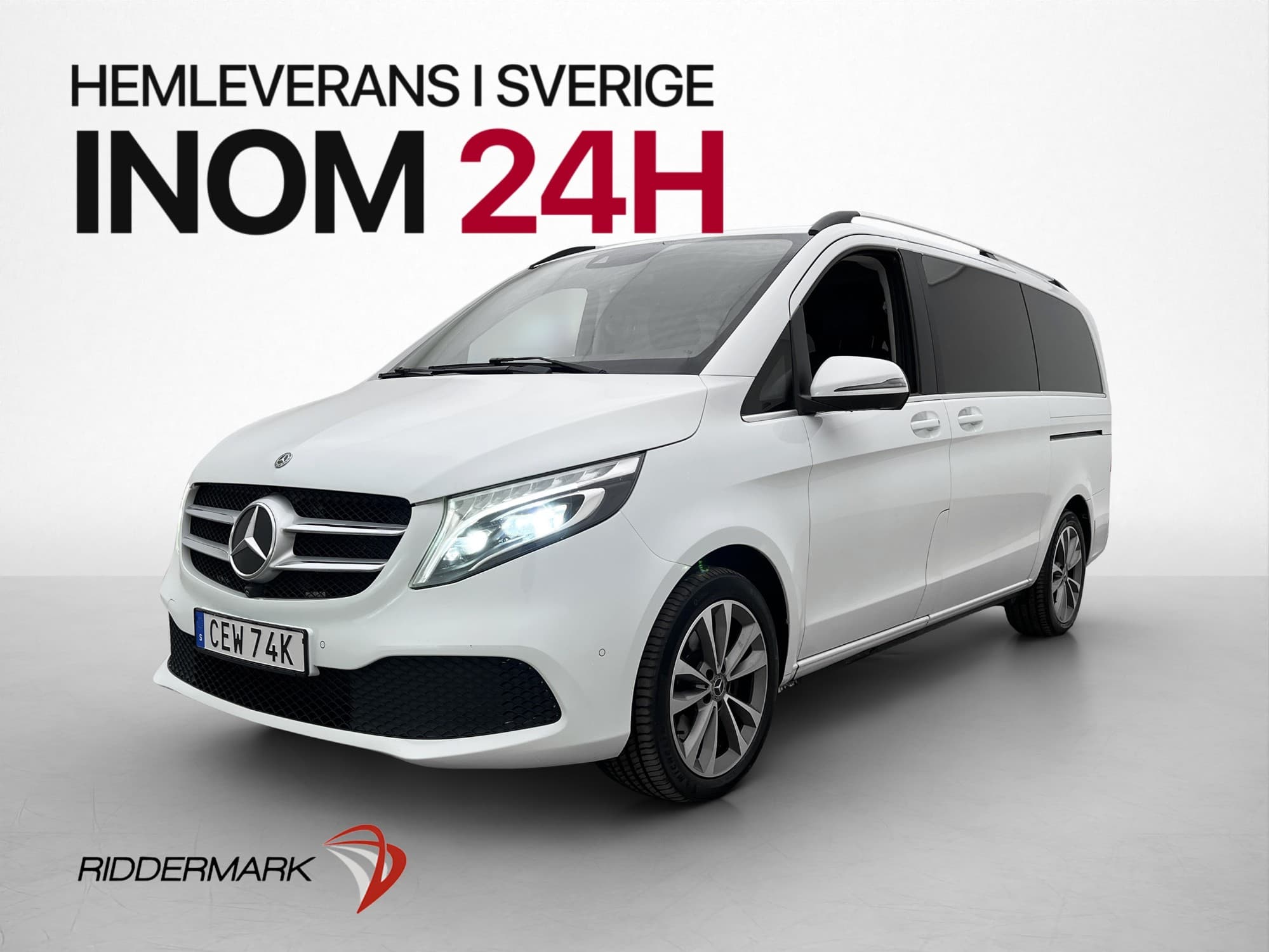 Mercedes-Benz V 300 Avantgarde Värm Drag El-Dörr Skinn MOMS