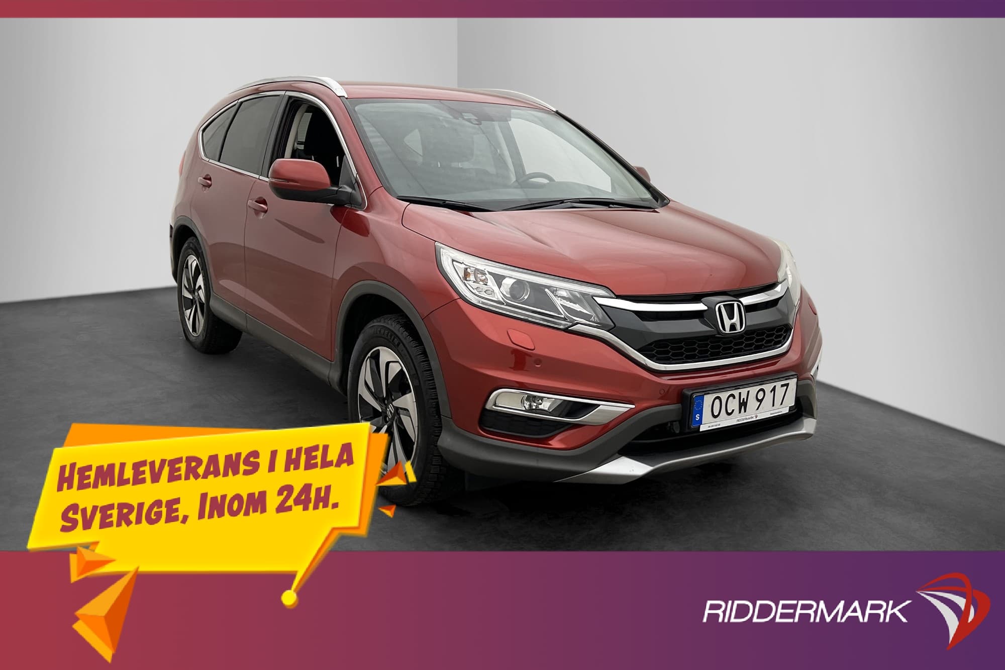 Honda CR-V 1.6 4WD Executive Värmare Kamera Drag