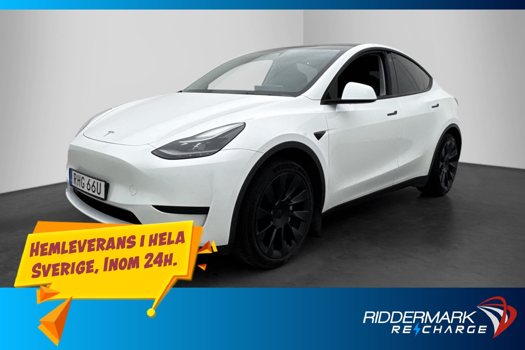 Tesla Model Y Standard Range Svensksåld Autopilot Drag MOMS