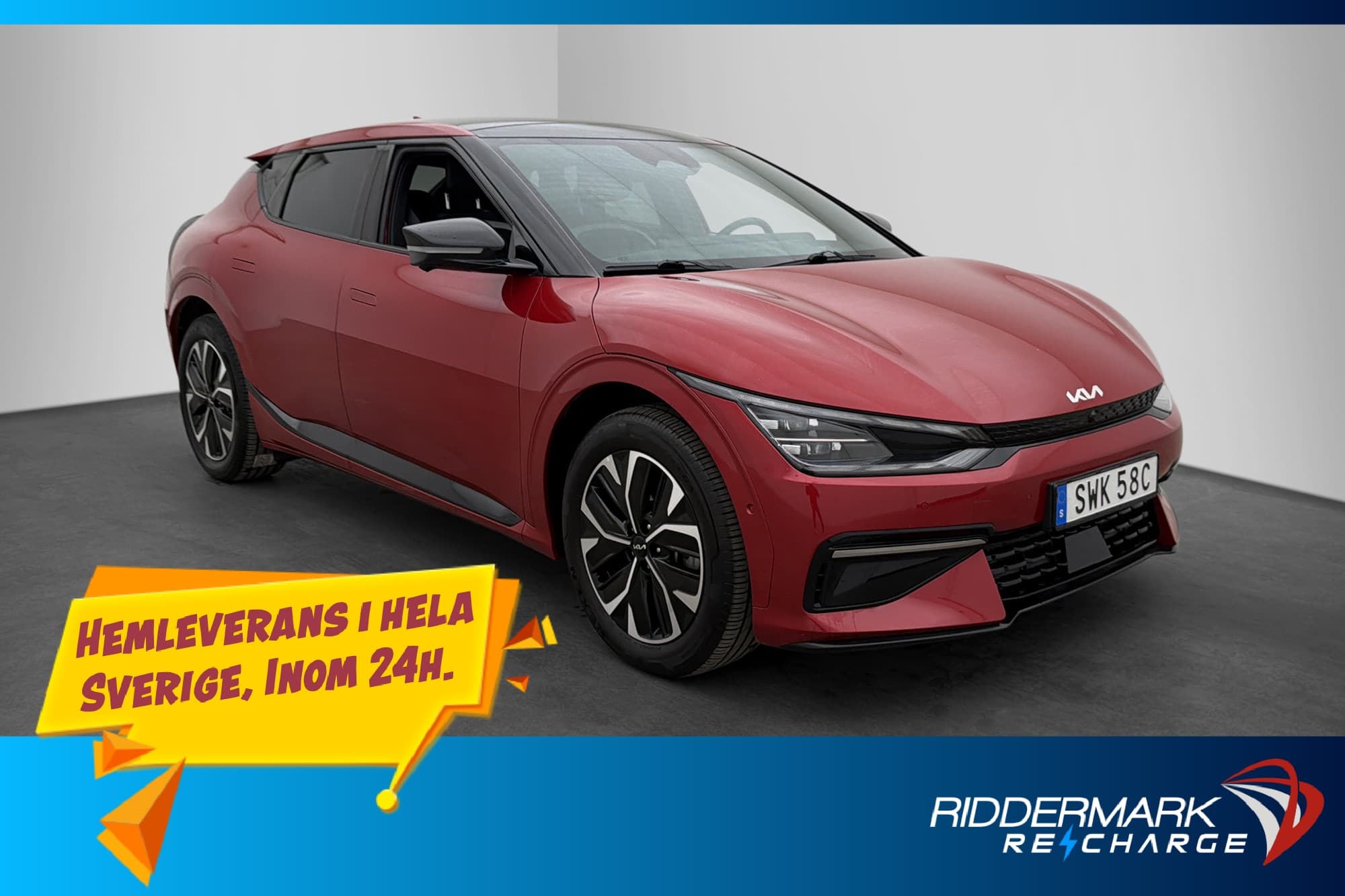 Kia EV6 77.4 kWh AWD 325hk GT-Line MOMS Meridian Taklucka