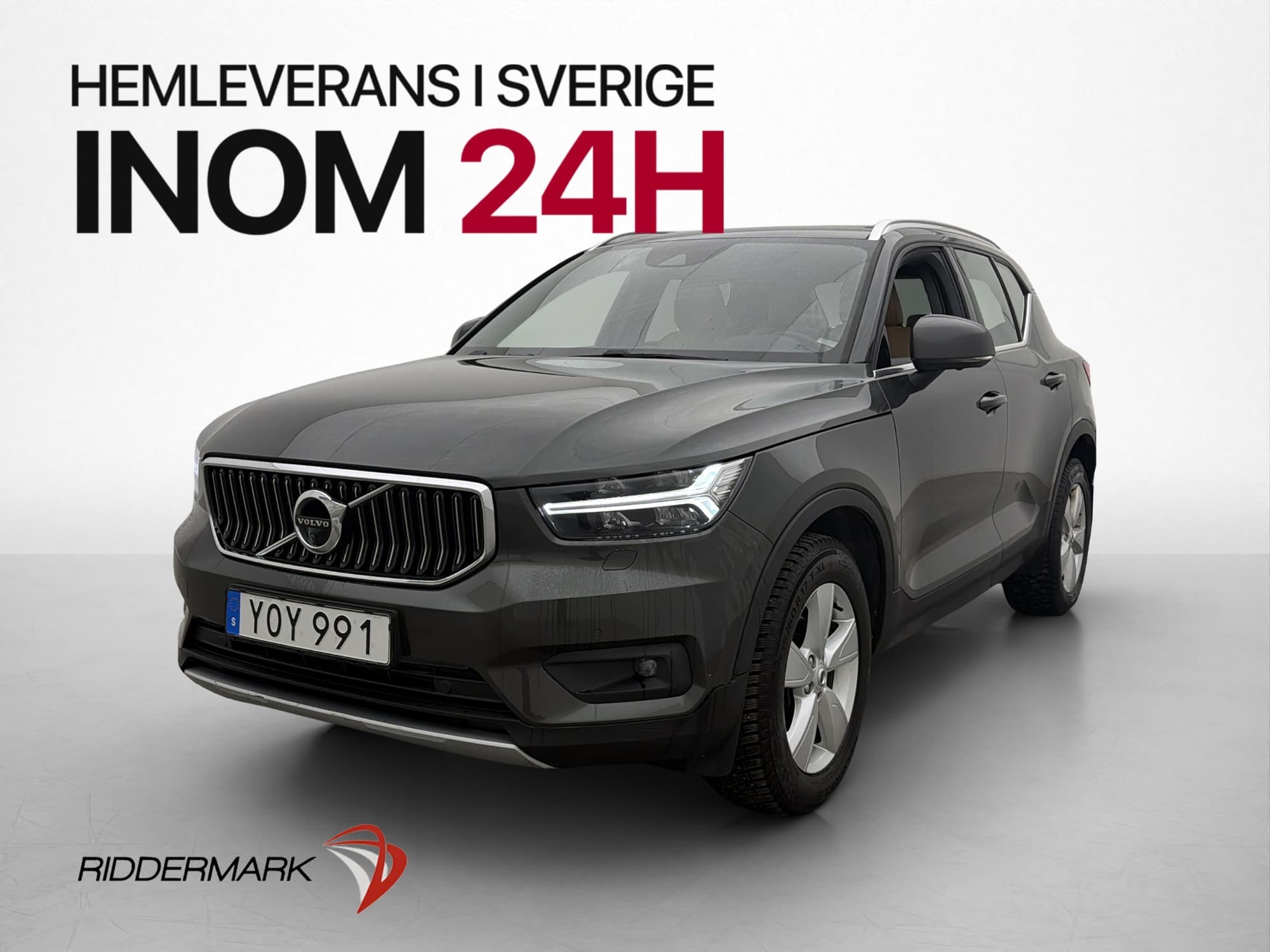 Volvo XC40 D3 Inscription VOC Värm 360° Skinn Rattvärme BLIS