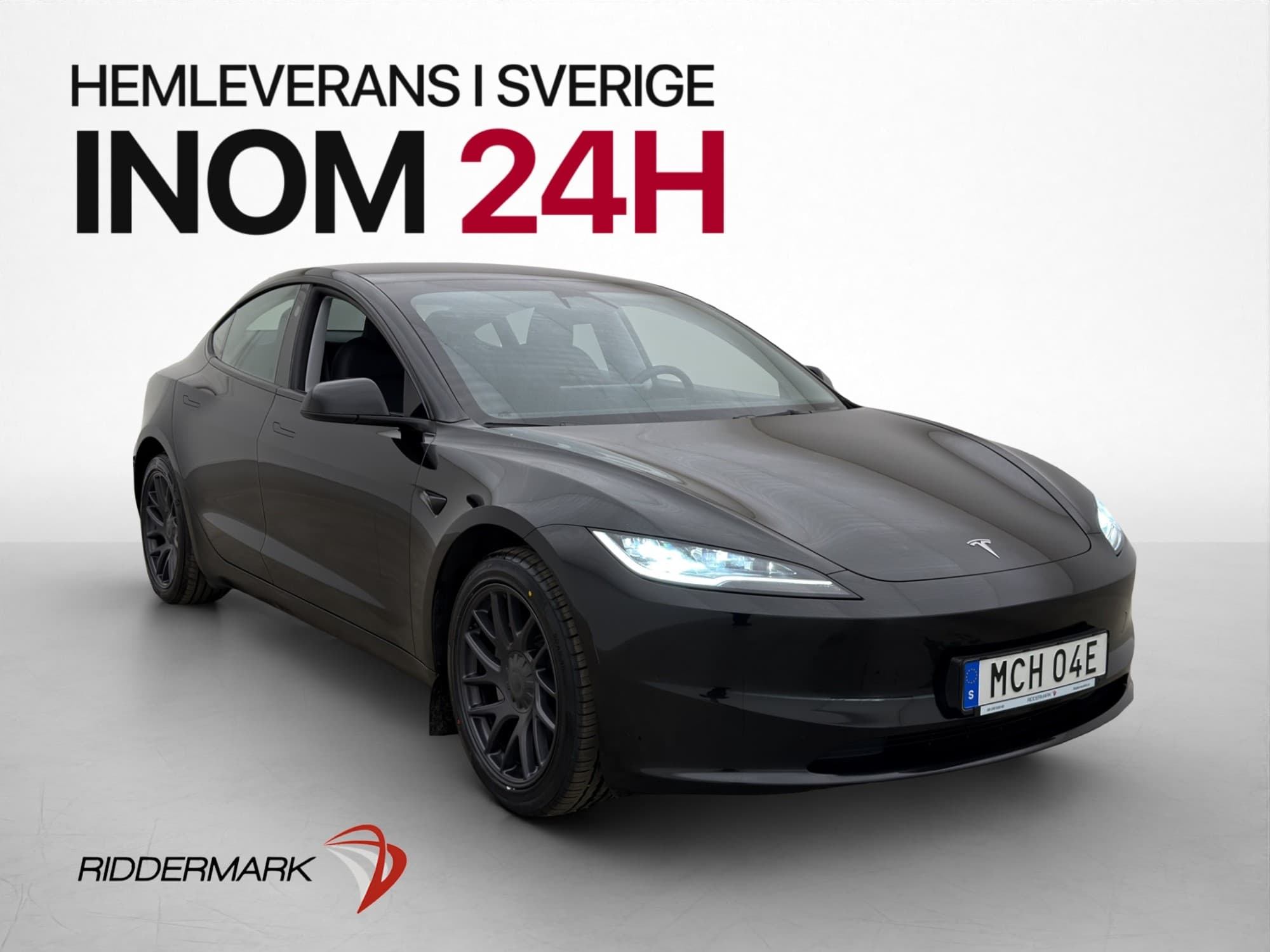 Tesla Model 3 Standard Range Rattvärme Skärm-Bak Svensksåld