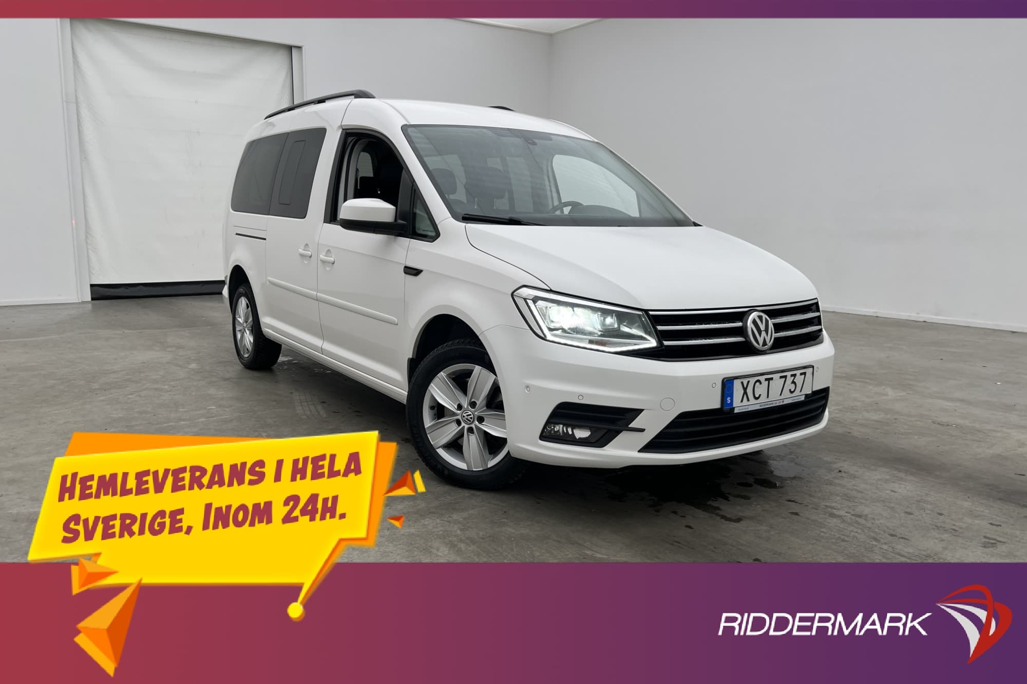 Volkswagen Caddy Maxi Life 2.0TDI D-Värm LED B-Kamera 7-Sits