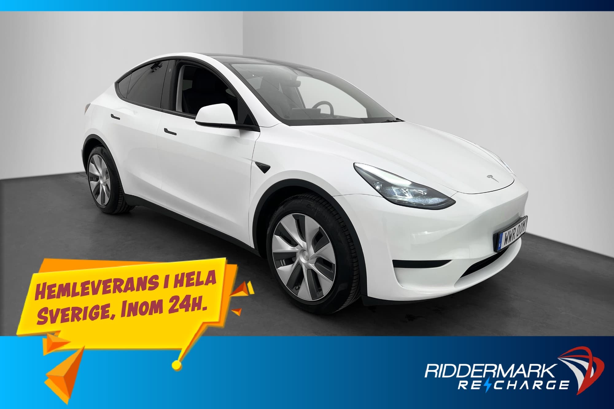 Tesla Model Y Standard Range RWD AP Drag Kamera Svensksåld
