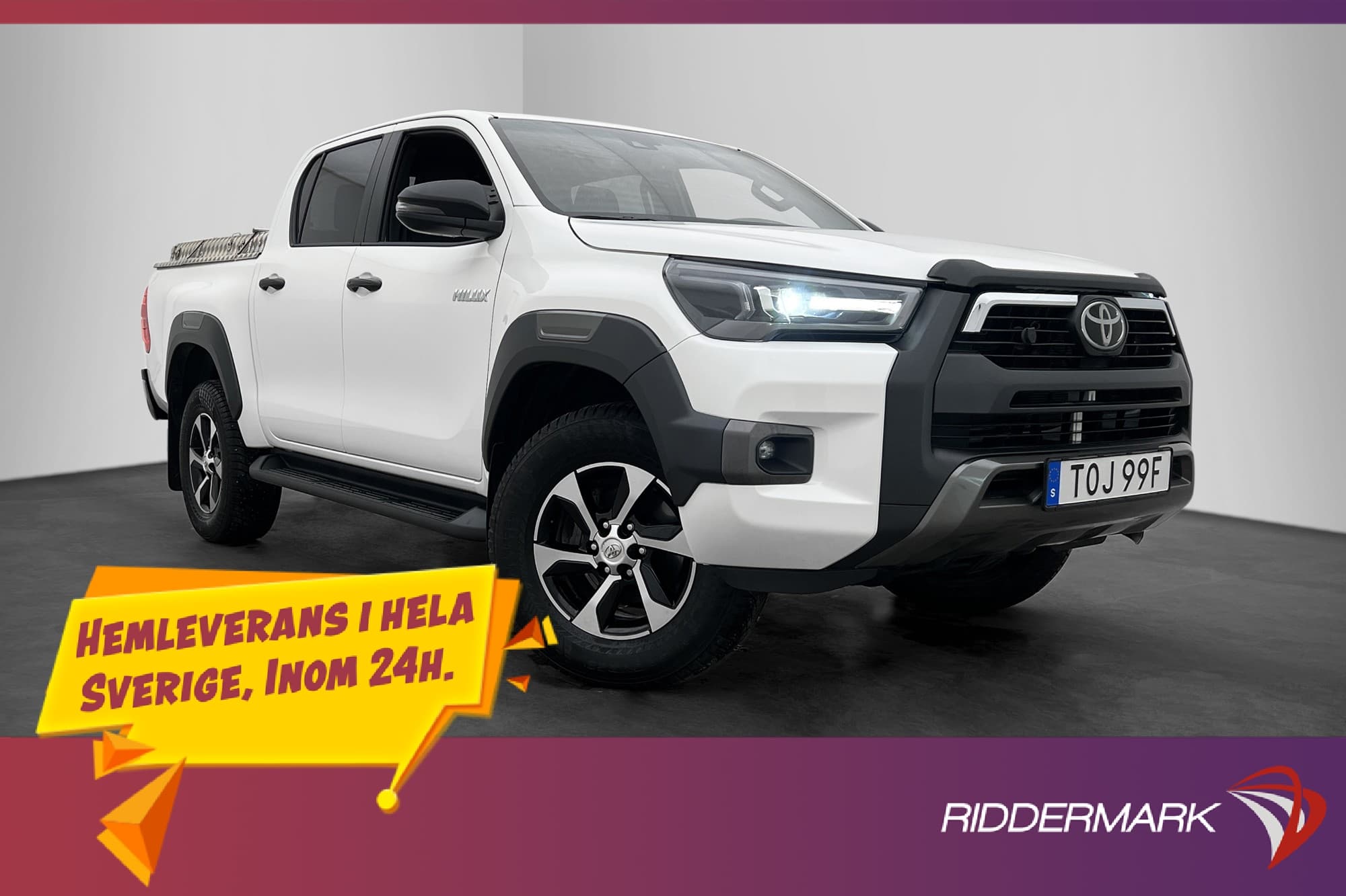 Toyota Hilux Invincible 2.8 4WD M/K-Värm Drag ALEMCO Moms