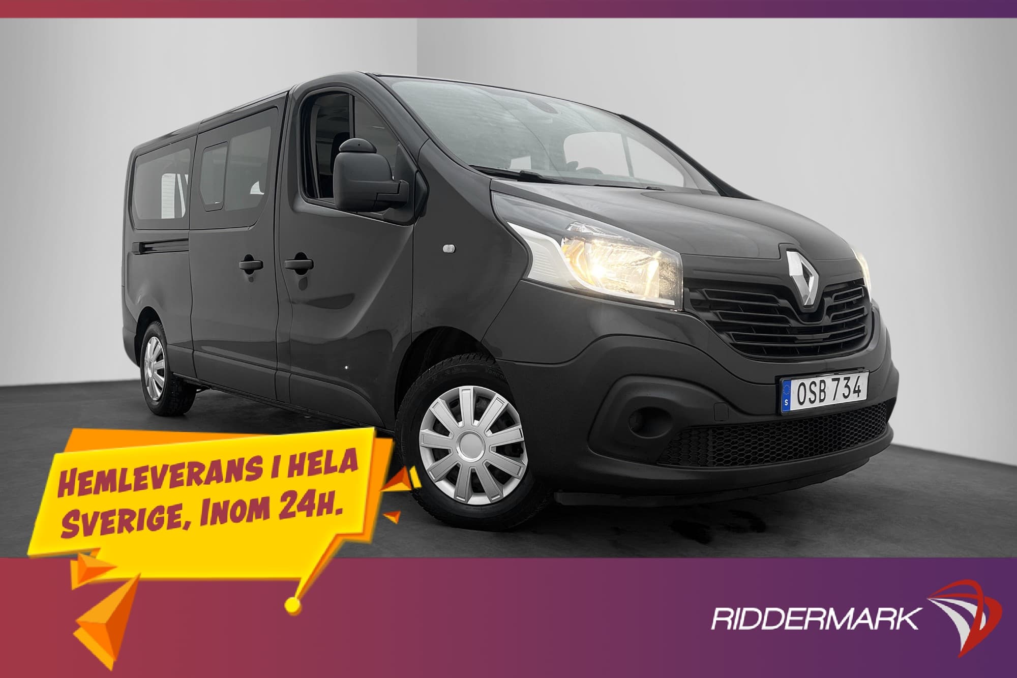 Renault trafic Kombi Lång 1.6 Värmare Drag B-Kamera 9-Sits