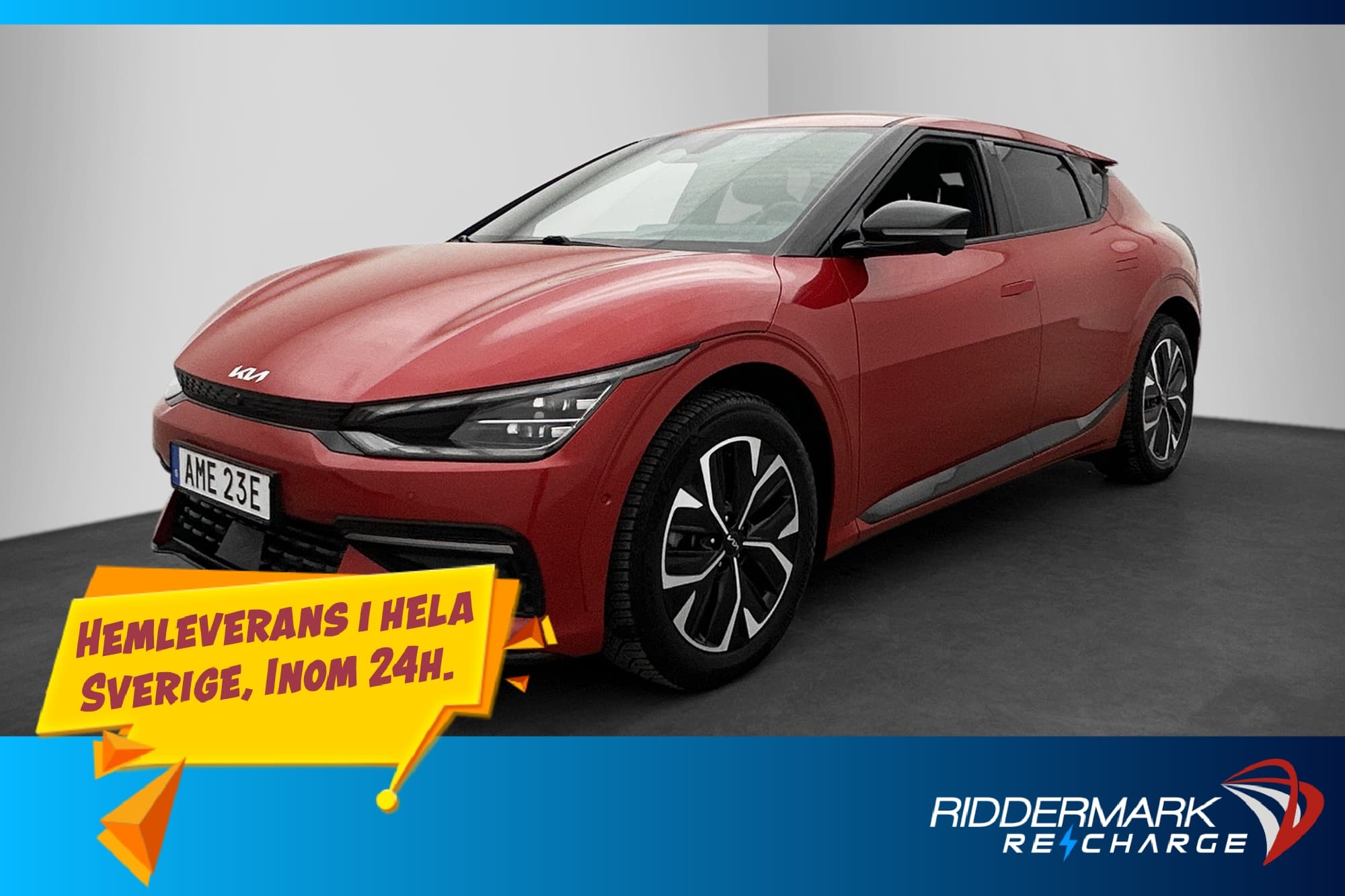 Kia EV6 77.4 kWh AWD GT-Line Värmare 360° Meridian HUD MOMS