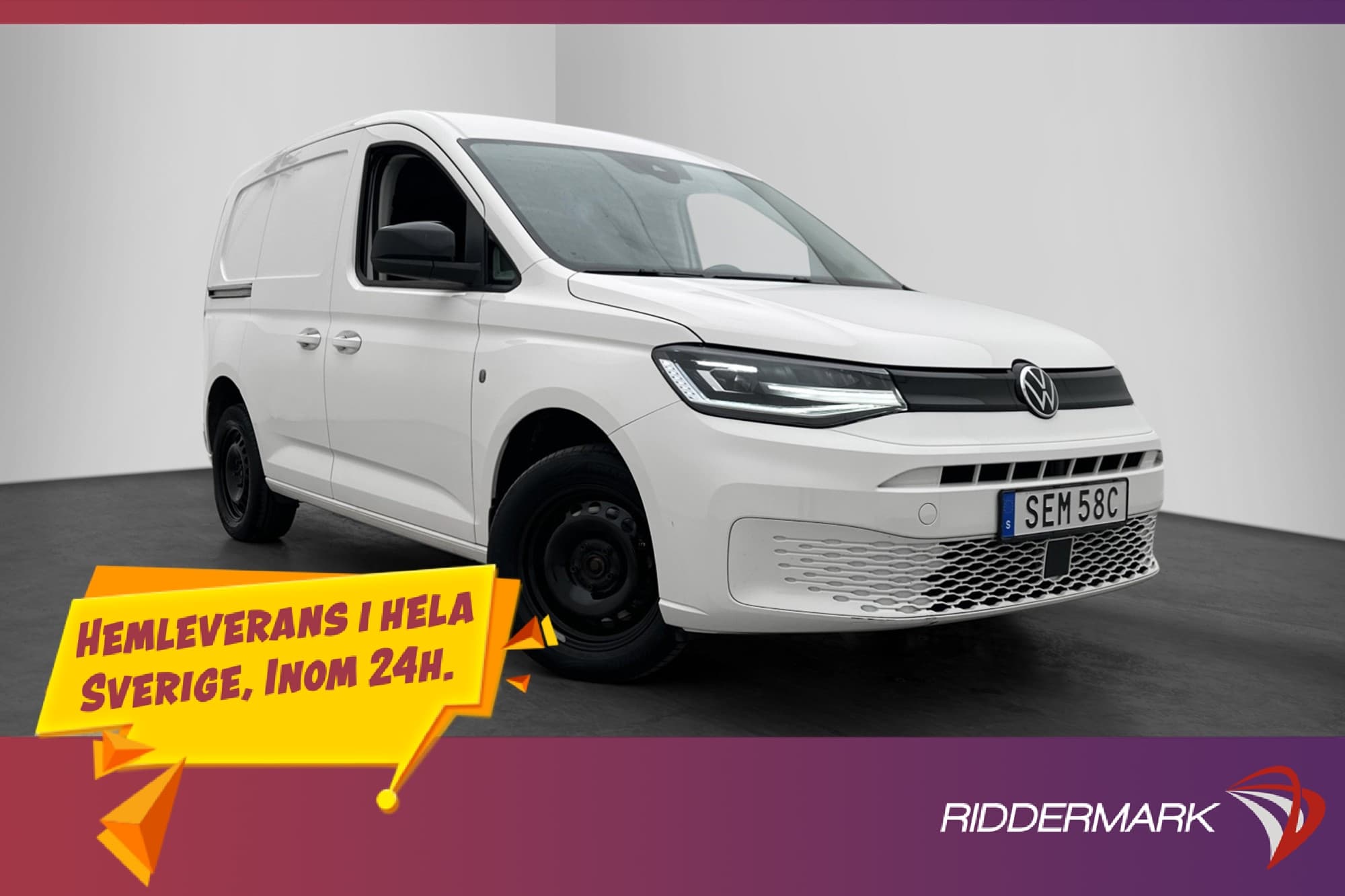 Volkswagen Caddy Cargo 2.0TDI 4M Värm B-Kamera CARPLAY MOMS