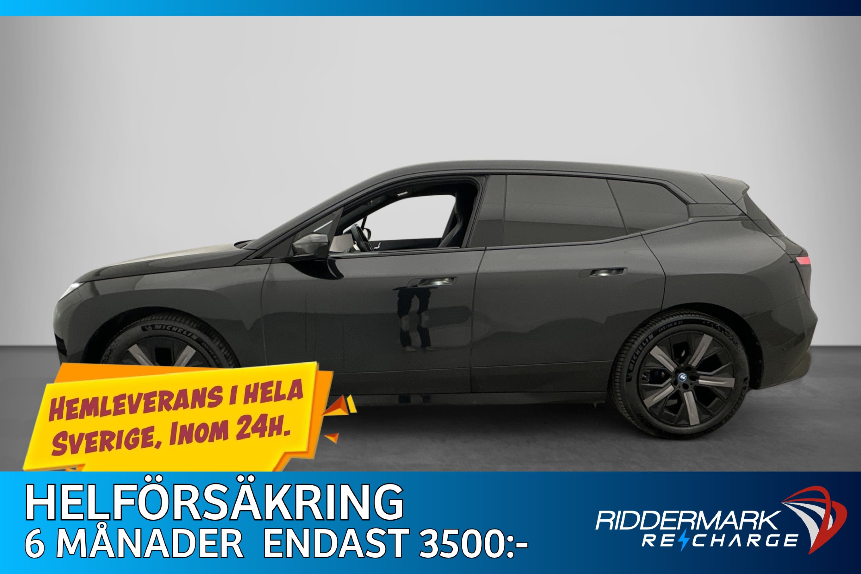 BMW IX XDrive40 326hk Sport Head Up Laser H/K Dragkrok 360°