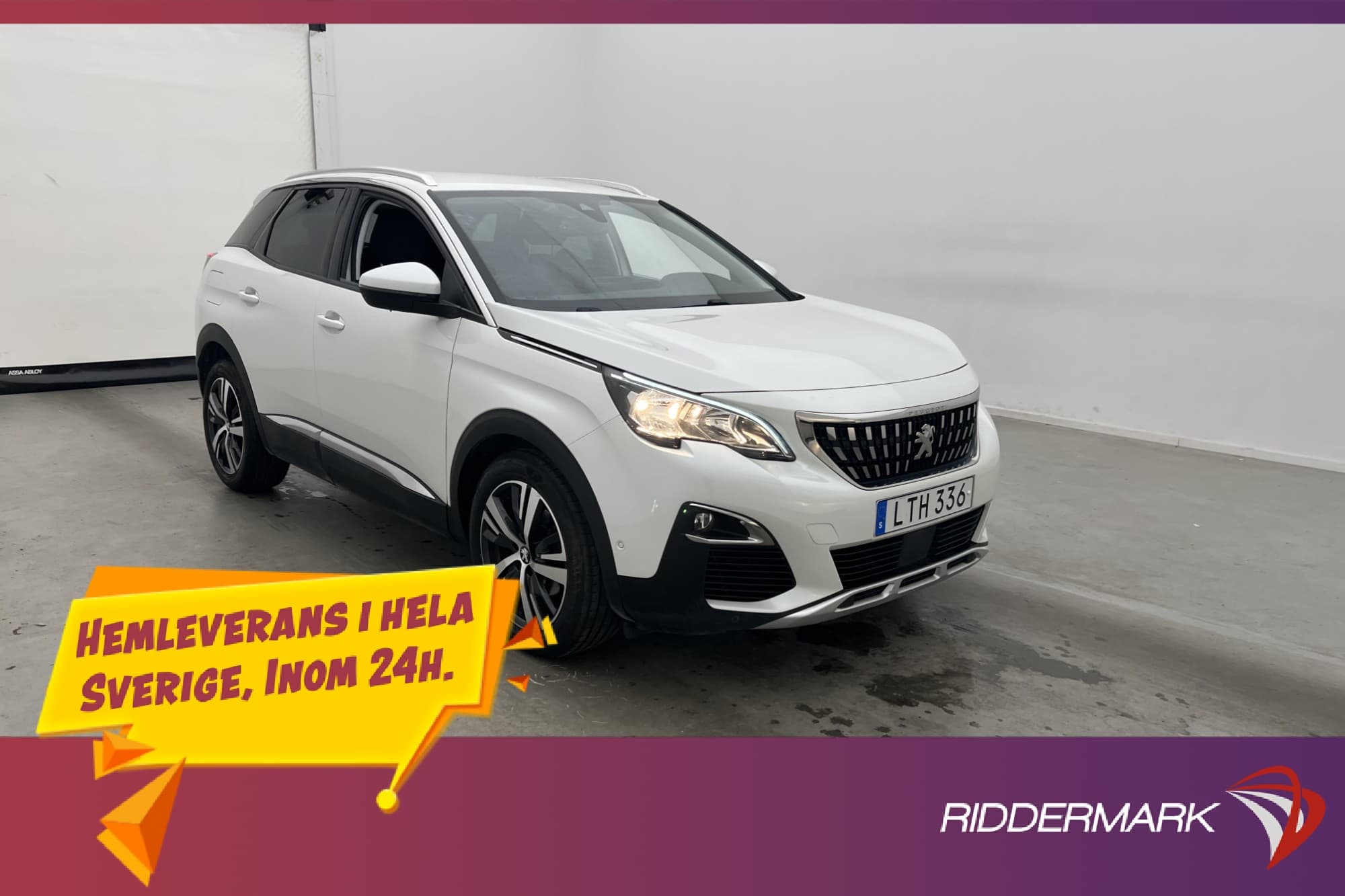 Peugeot 3008 SUV 1.6 THP 165hk Allure Kamera CarPlay Elstol