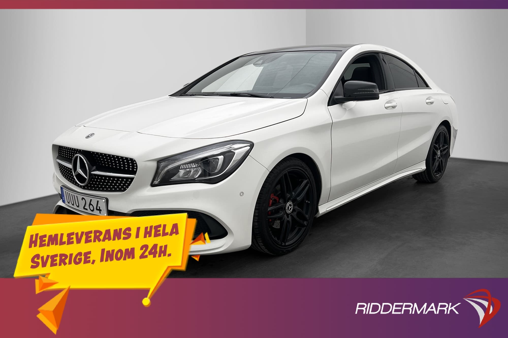 Mercedes-Benz CLA 200 AMG 156hk Pano Kamera Keyless Sensorer