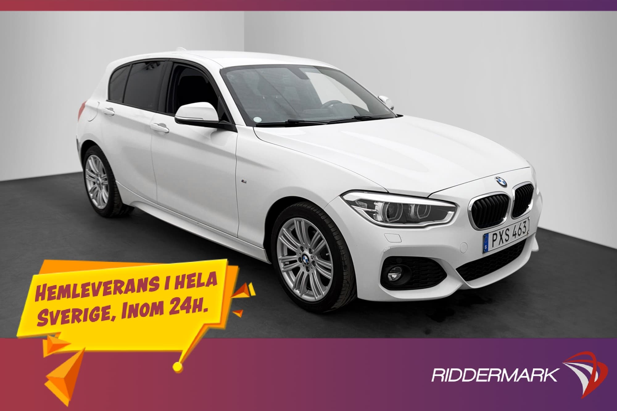 BMW 118i M Sport Alcantara Sportstolar M Ratt LED Sensorer
