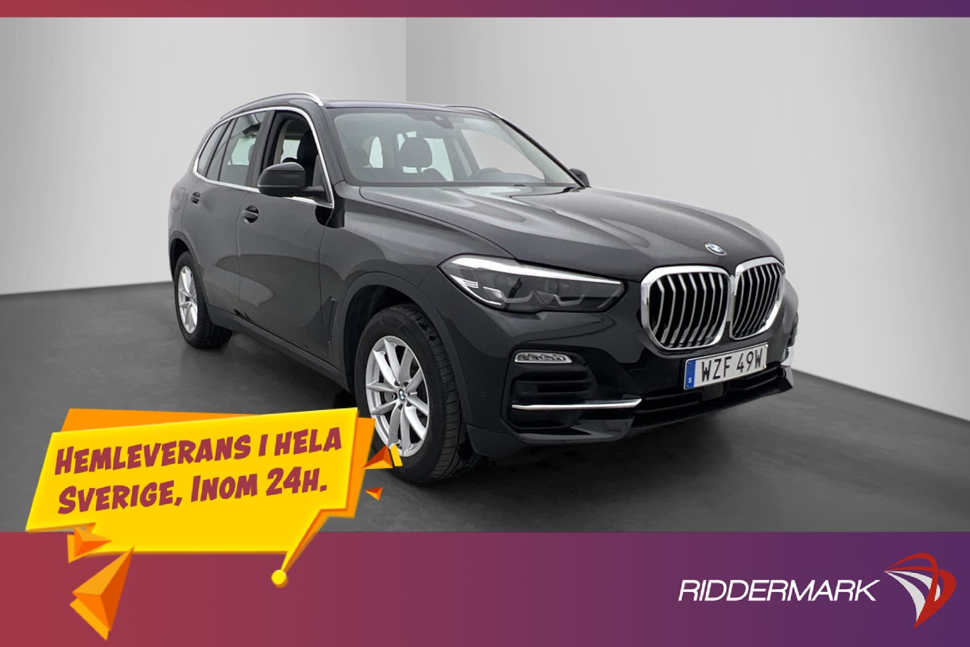 BMW X5 XDrive30d Värmare Cockpit Skinn HiFi Kamera Navi Drag