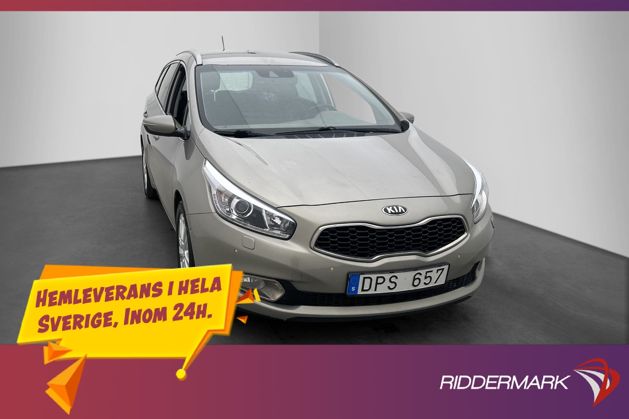 Kia Ceed SW 1.6 CRDi 128hk Comfort Kamera Rattvärme Navi