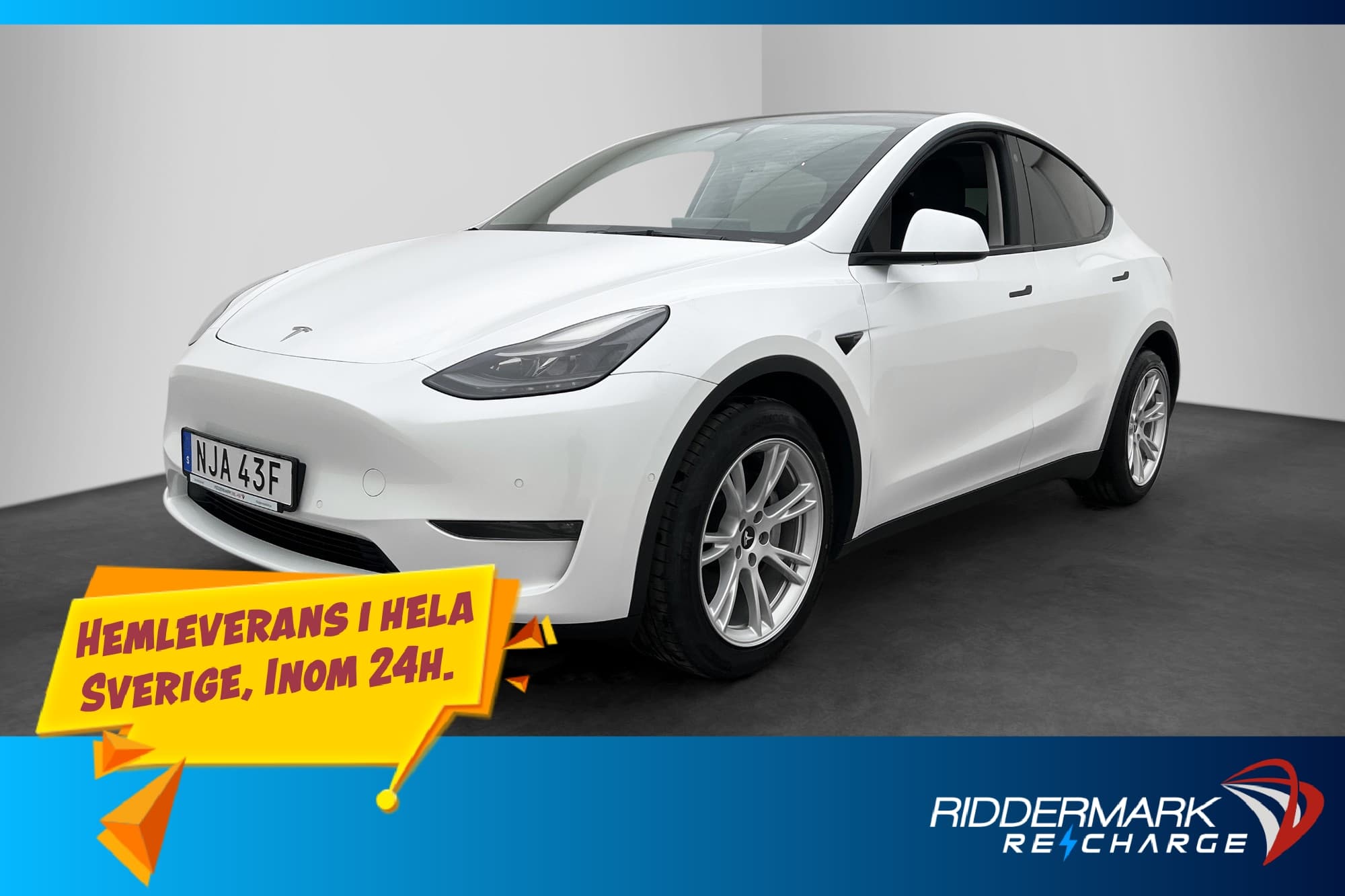 Tesla Model Y Long Range AWD Dragkrok Autopilot Sv.Såld MOMS