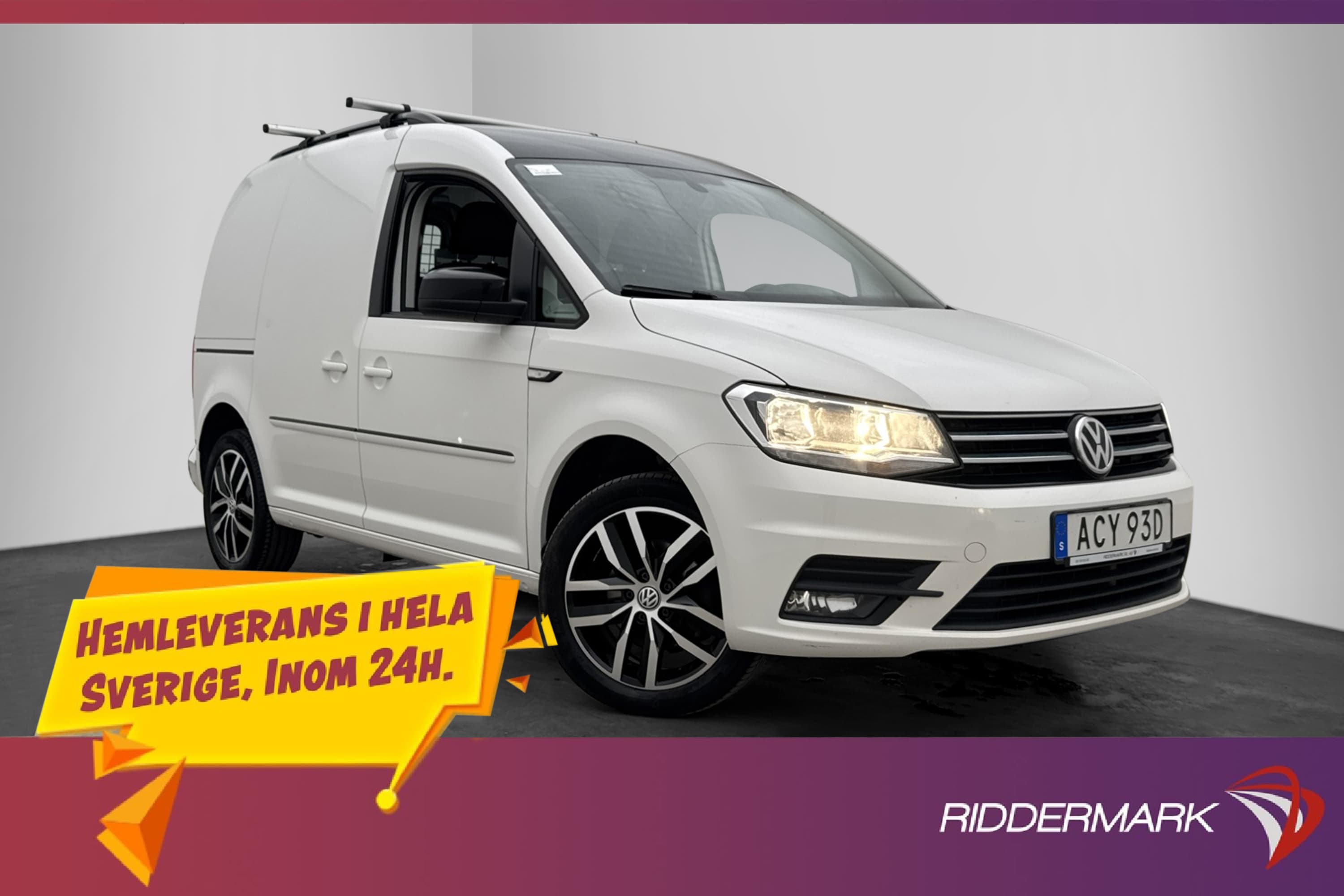 Volkswagen Caddy Exclusive Edt Värmare PDC Drag CARPLAY MOMS